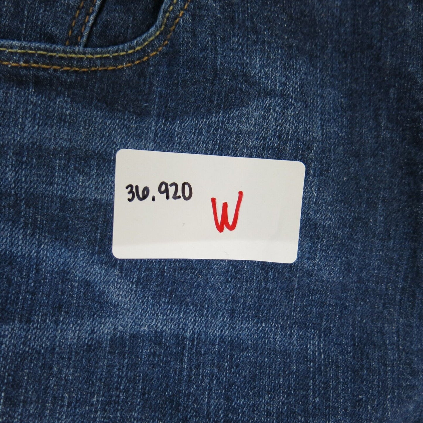 Levi Strauss & Co Womens Slim Straight Jeans Denim Cotton Mid Rise Blue W27XL30