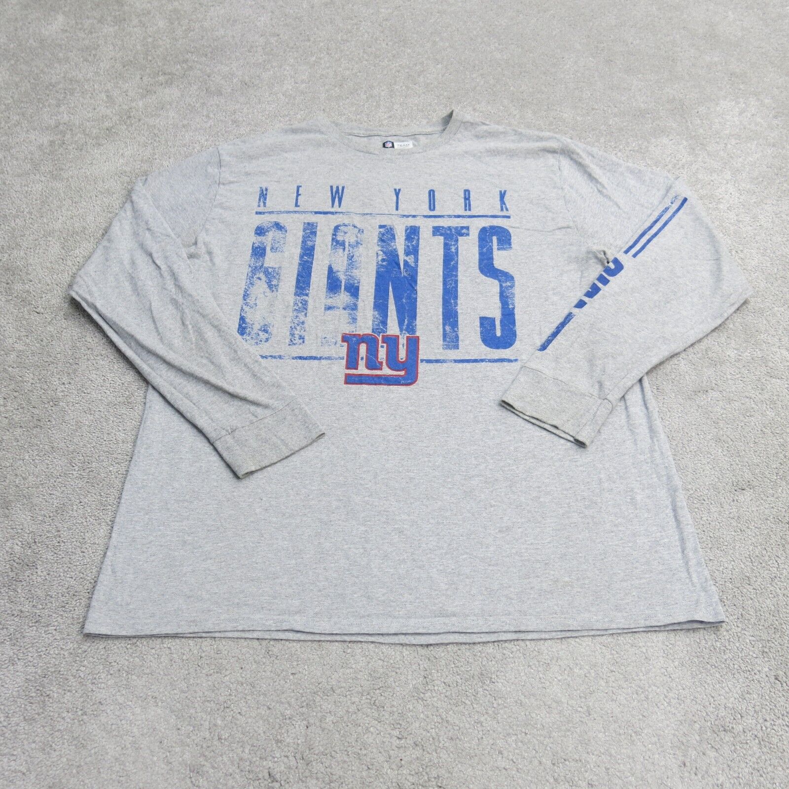 Nike Dri-Fit New York Giants NFL Equipment Short Sleeve Shirt, Tag Size L