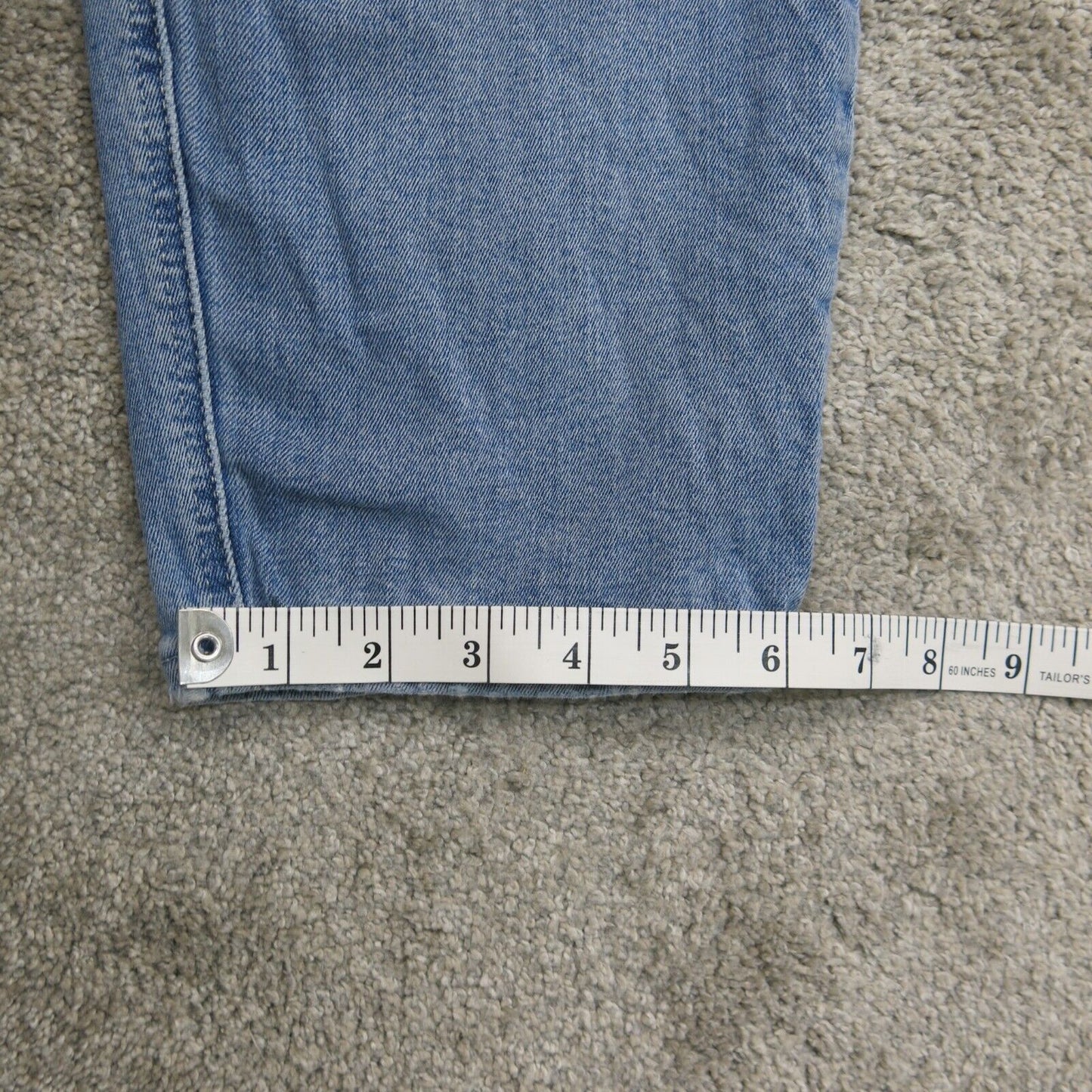 LEVI STRAUSS Signature Women Jeans Mid Rise Utility Slim Crop Straight Leg W29