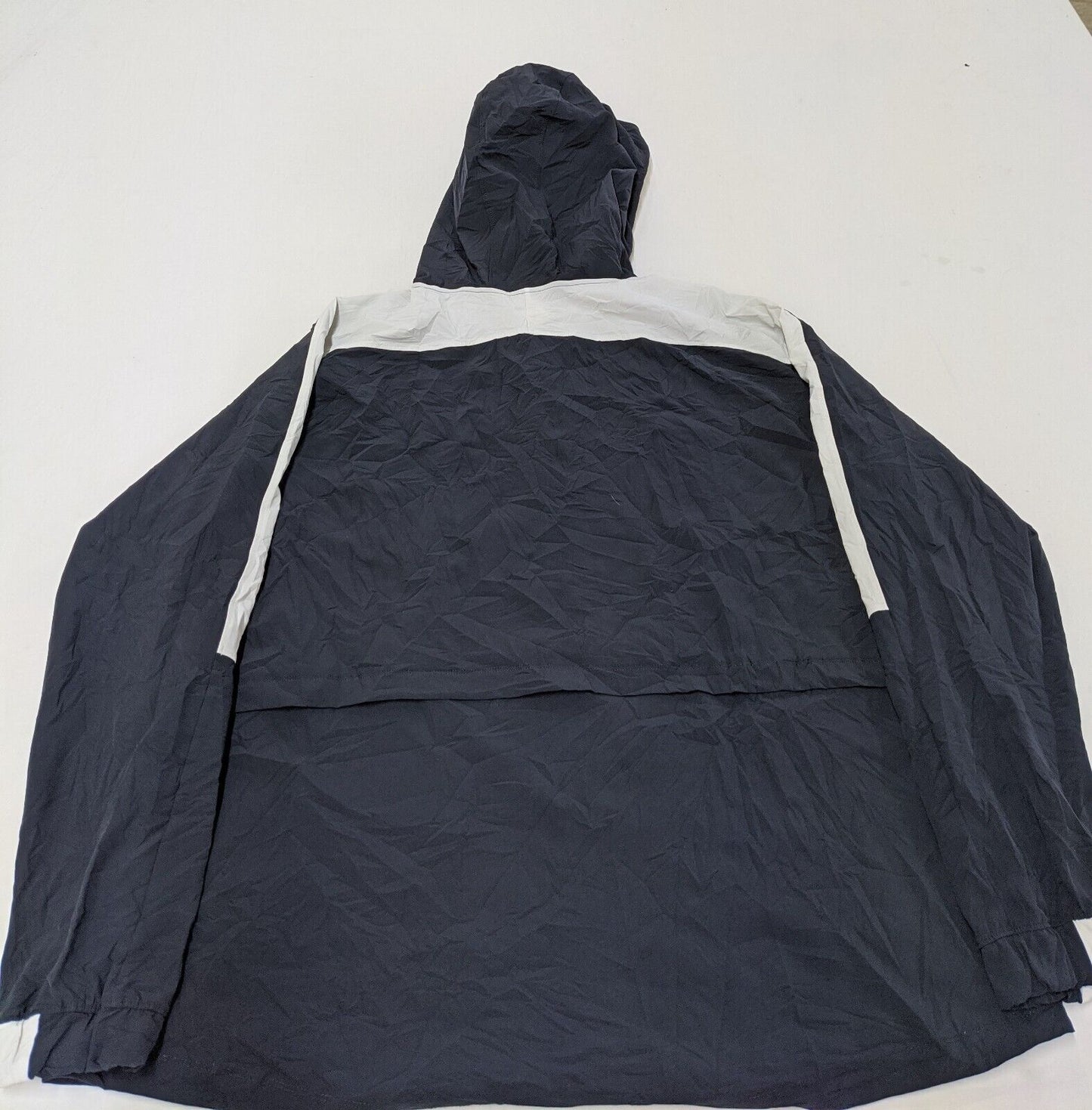 Under Armour Heat Gear Jacket Hoodie Mens Adult XL Round Shaped Neck White Black