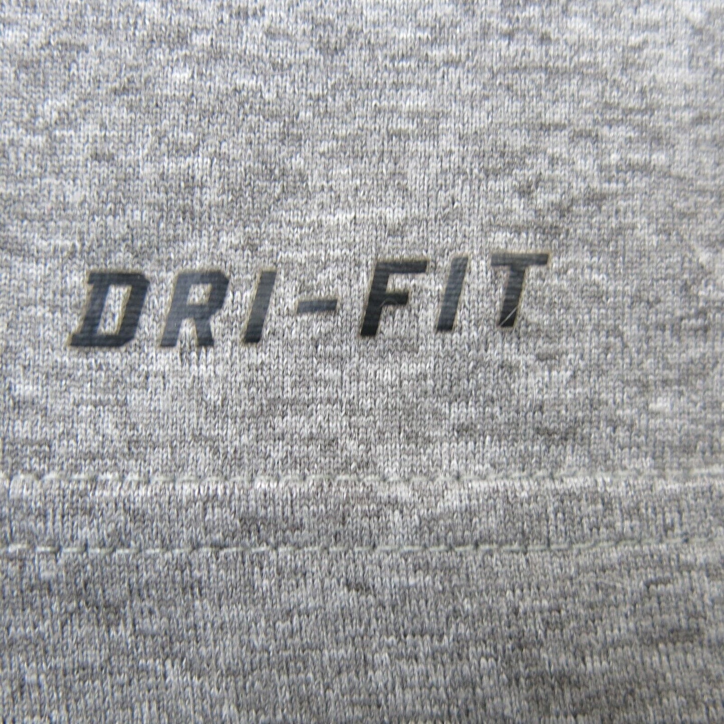 Nike Womens Long Sleeve Shirt Top Dri Fit Athletic Crew Neck Gray Size Medium