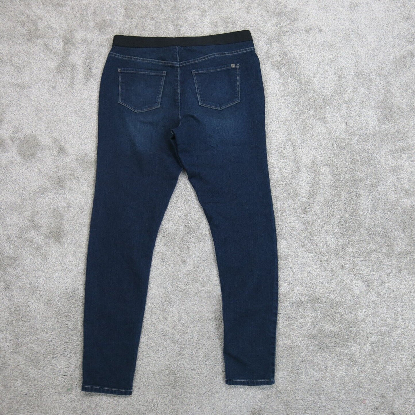 Simply Vera Wang Skinny Jeans Womens Size 10 Mid Rise Stretch Dark Blue  Wash