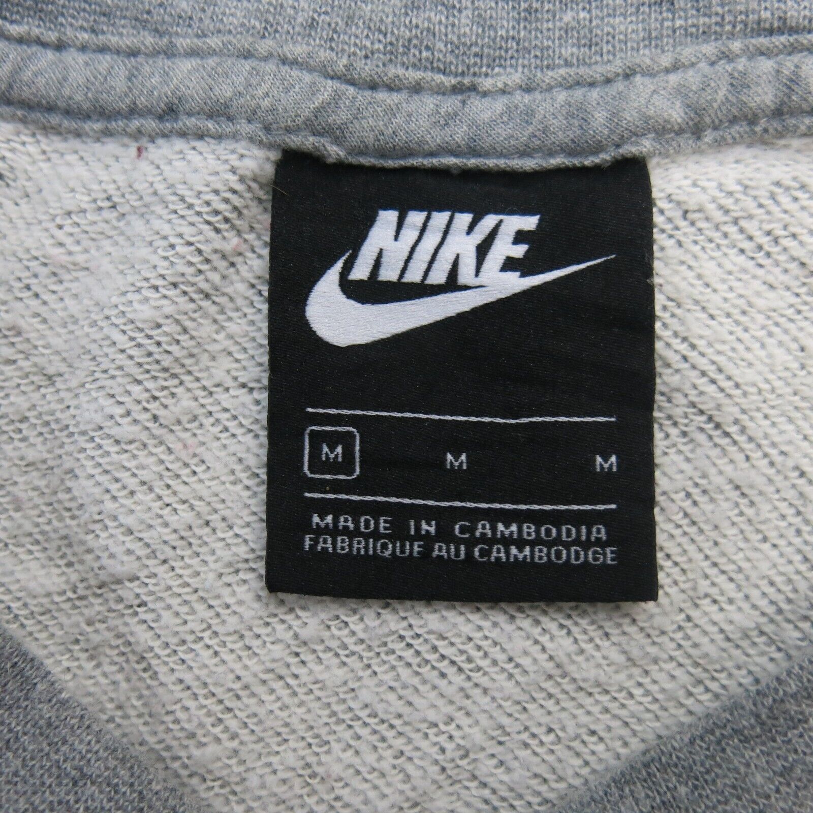 Grey nike best sale cropped sweatshirt