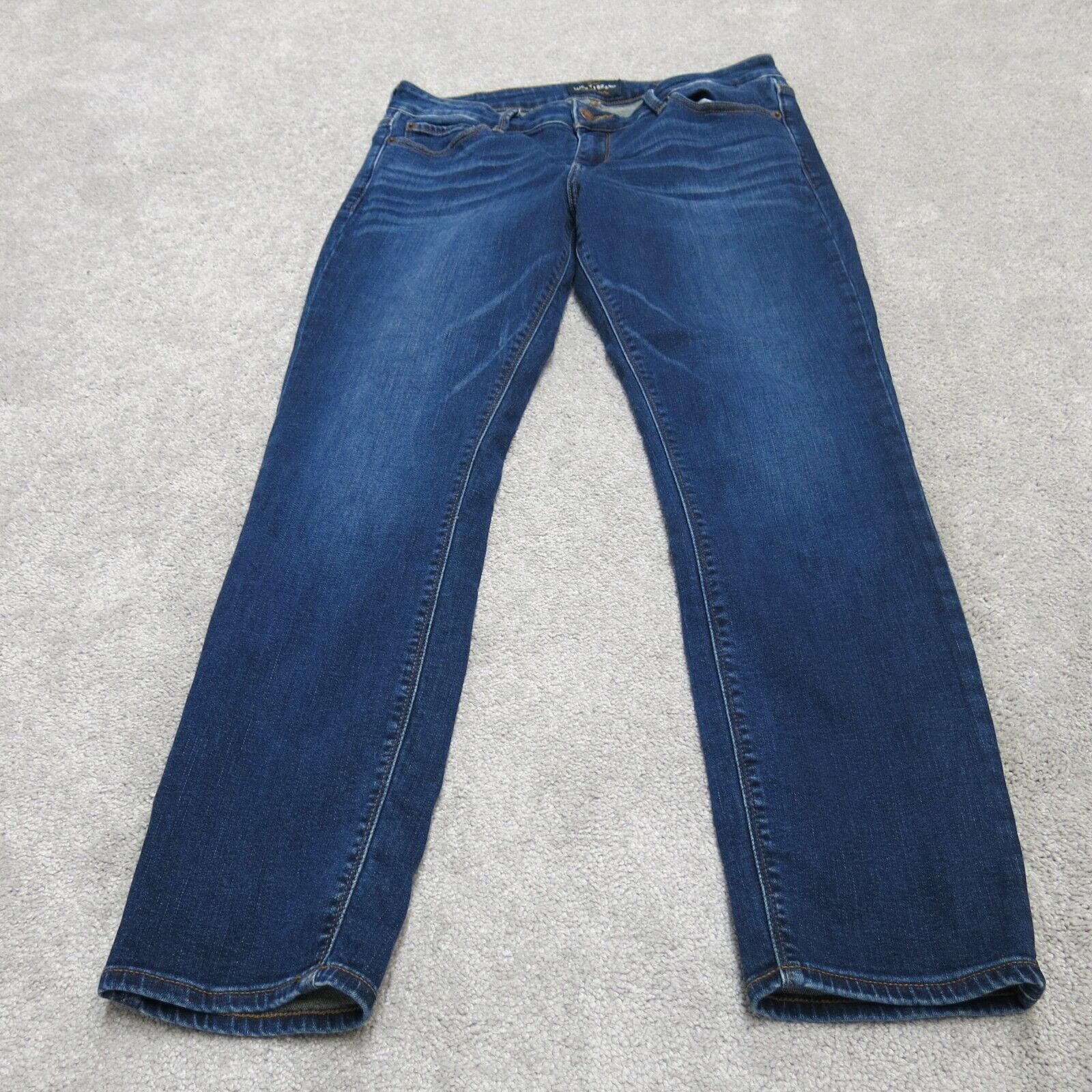 Lucky Brand Womens Ankle Cheville Jeans Denim Stretch Mid Rise Blue Si