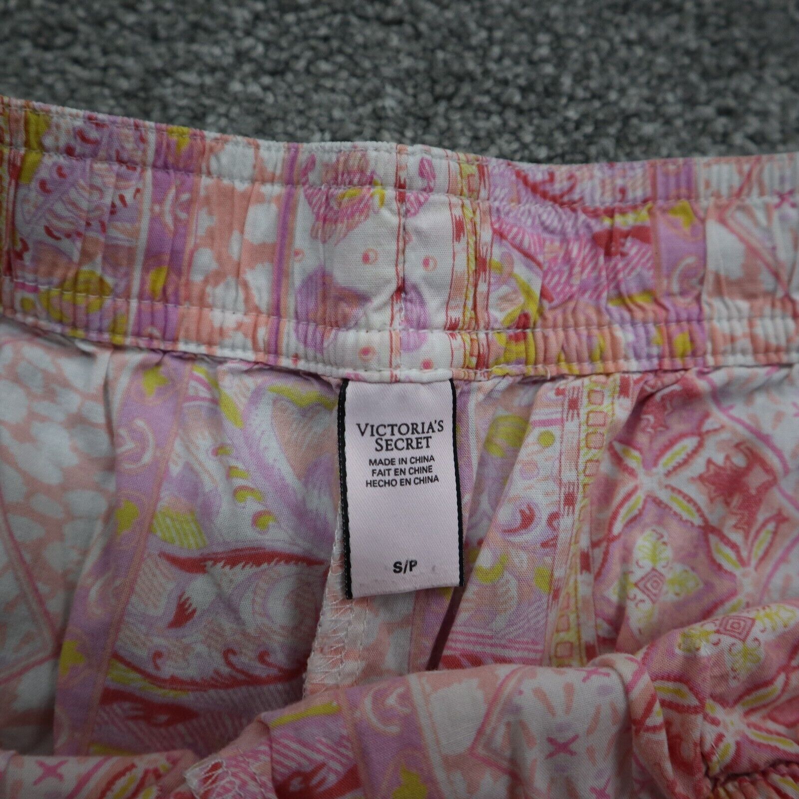 Pink Victoria Secret Womens Sleepwear Shorts Drawstring Waist