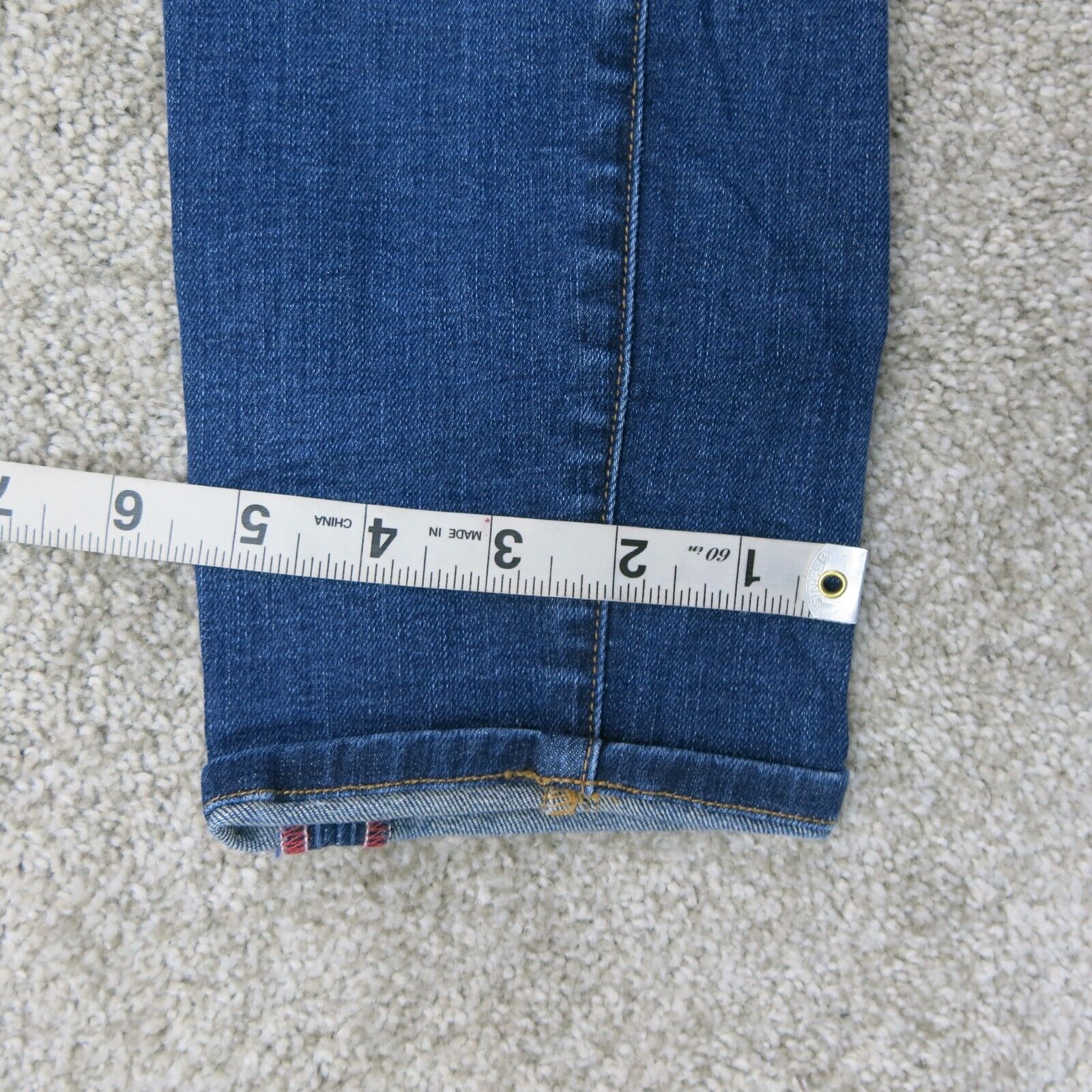 Lucky Brand Womens Ankle Jeans Skinny Leg Mid Rise Stretch Pockets Blue SZ  4/27