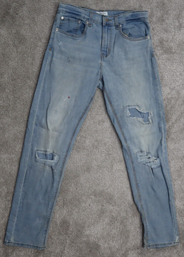 Levis Denizen Taper Jeans Womens Size 6 Blue High Rise Stretch Distres Goodfair