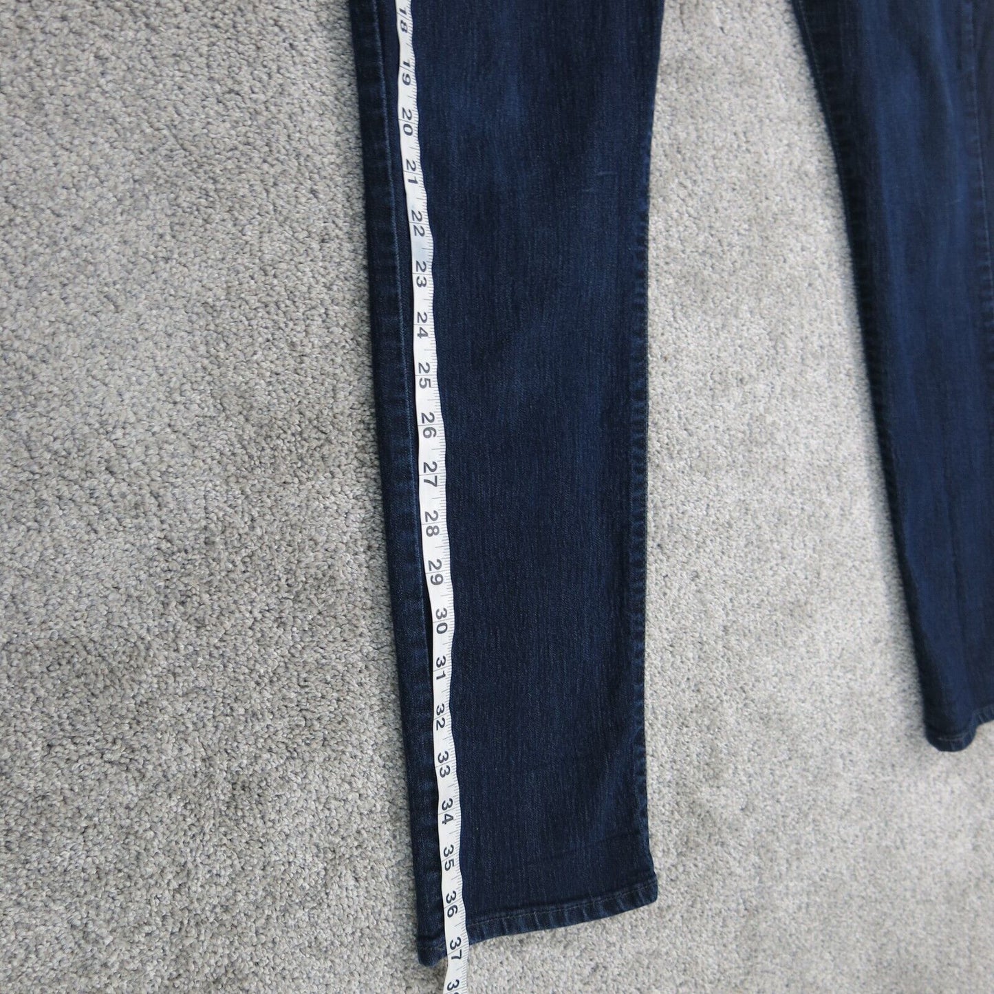 Denizen From Levi's Women Skinny Jeans Stretch Mid Rise Pockets Blue Size 16