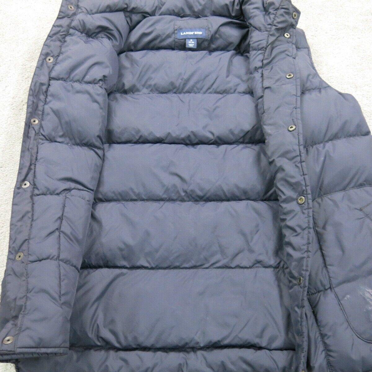 Lands end mens puffer on sale jacket