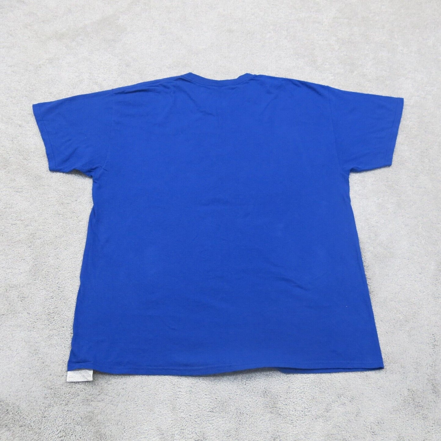 Nike Mens Crew Neck Graphic T Shirt Short Sleeve 100% Cotton Blue Size X Large