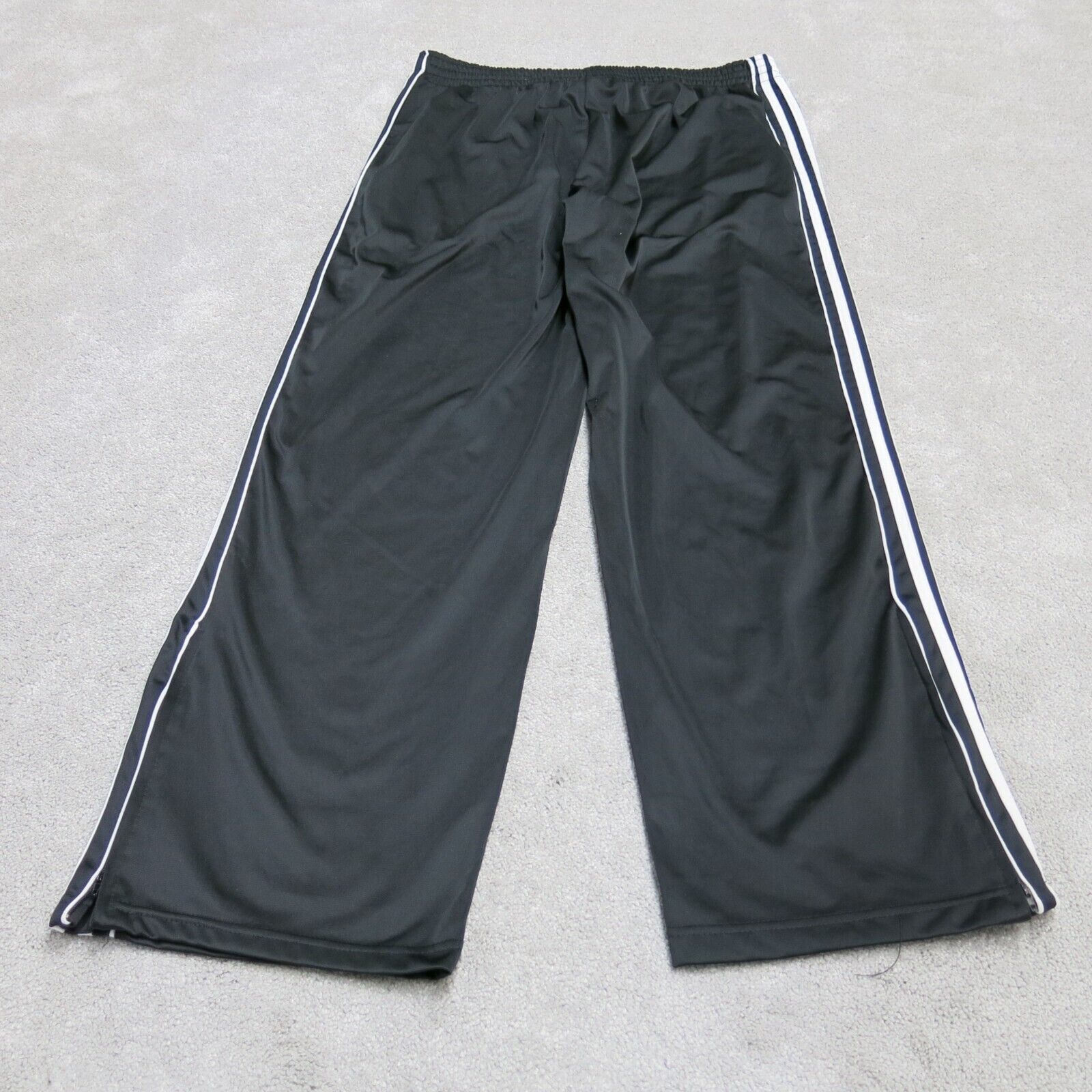 NBN Gear Mens Activewear Track Pants Elastic Waist 3 Striped