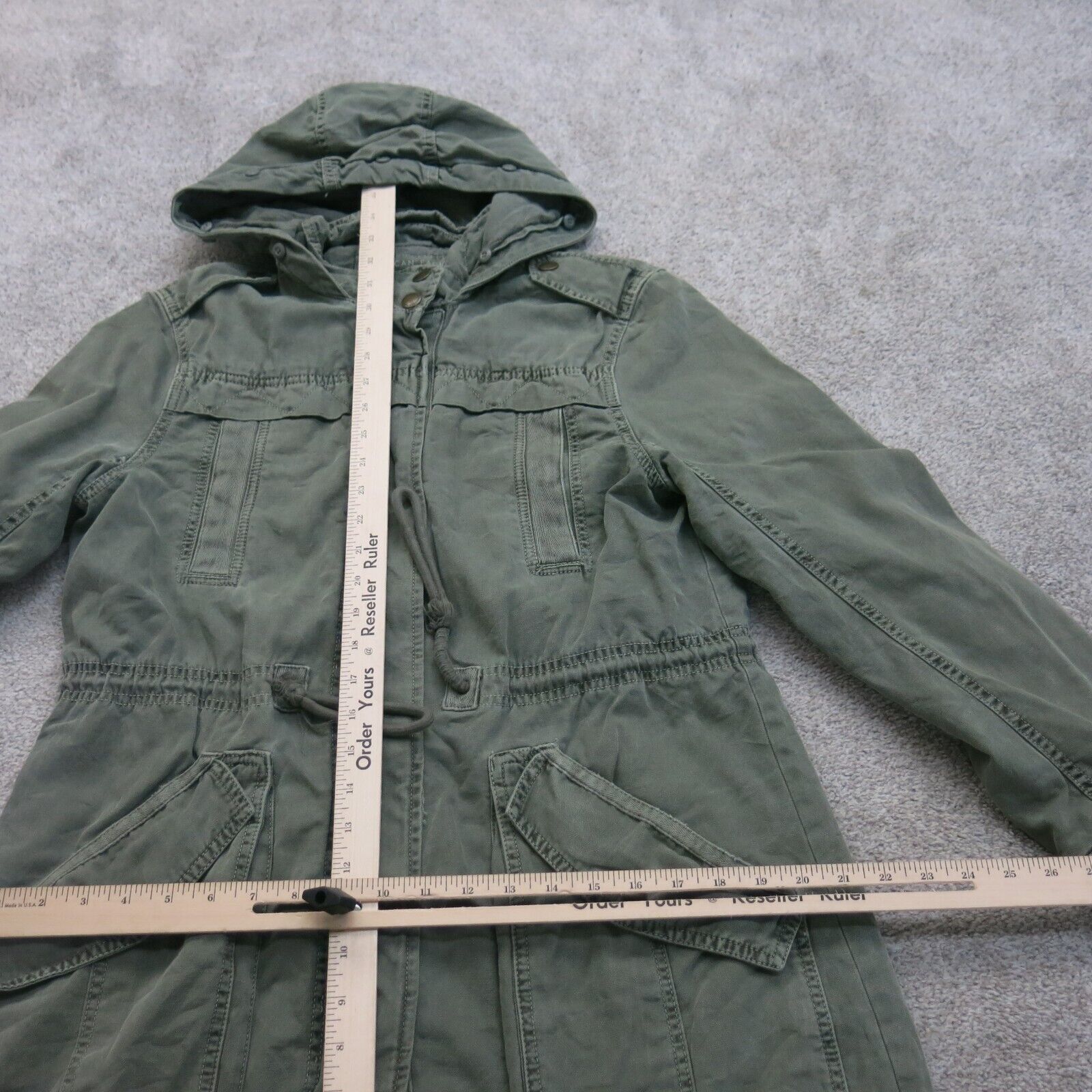 American eagle green hot sale anorak jacket