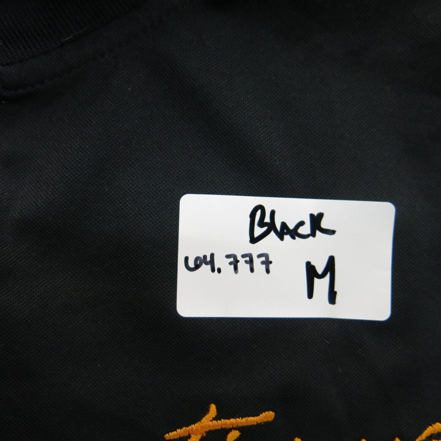 Nike Golf Mens Polo Shirt Tigressa Short Sleeve Dri Fit Logo Black Size Large