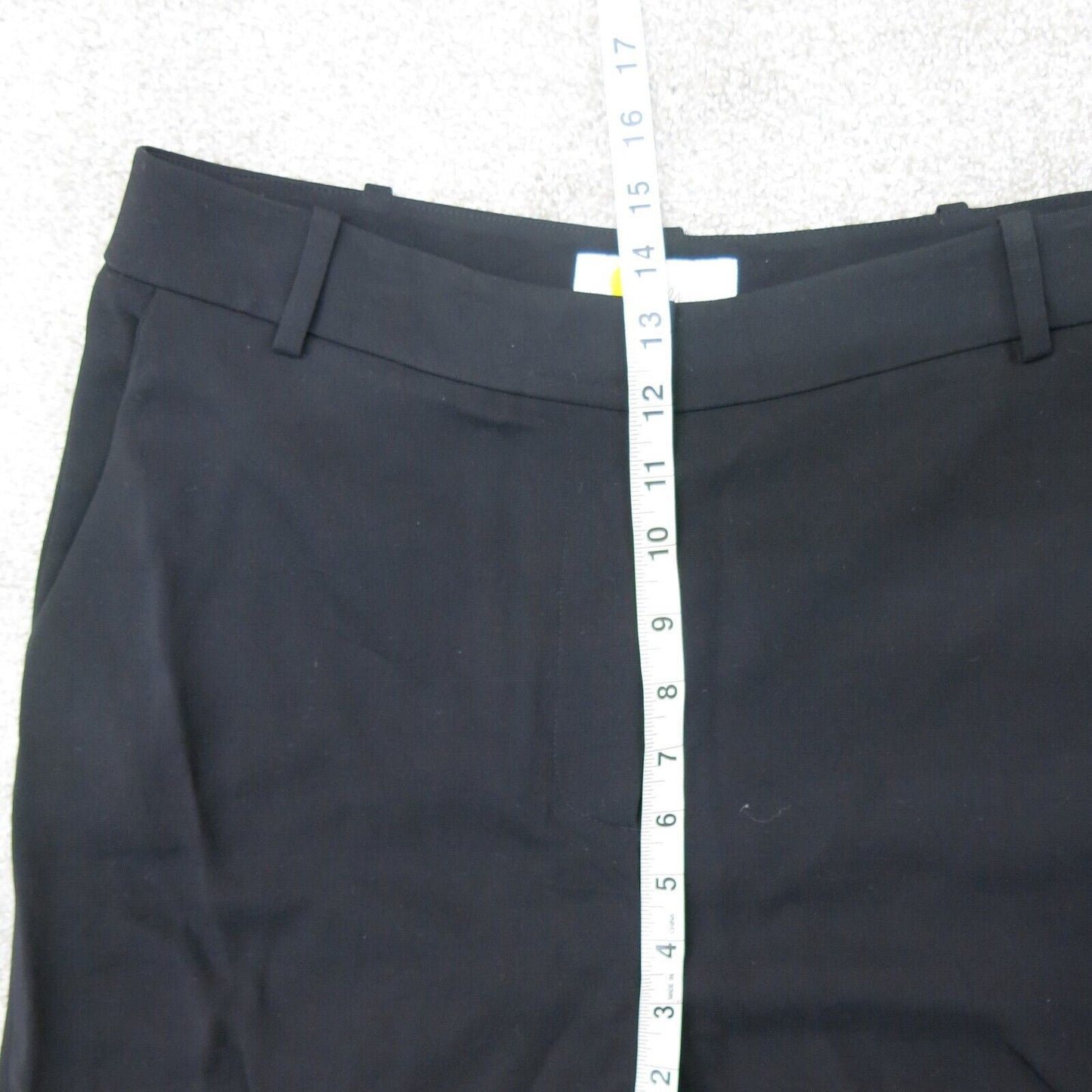 Boden Womens Dress Pant Wide Leg Flat Front High Rise Pull on Black Size 31W