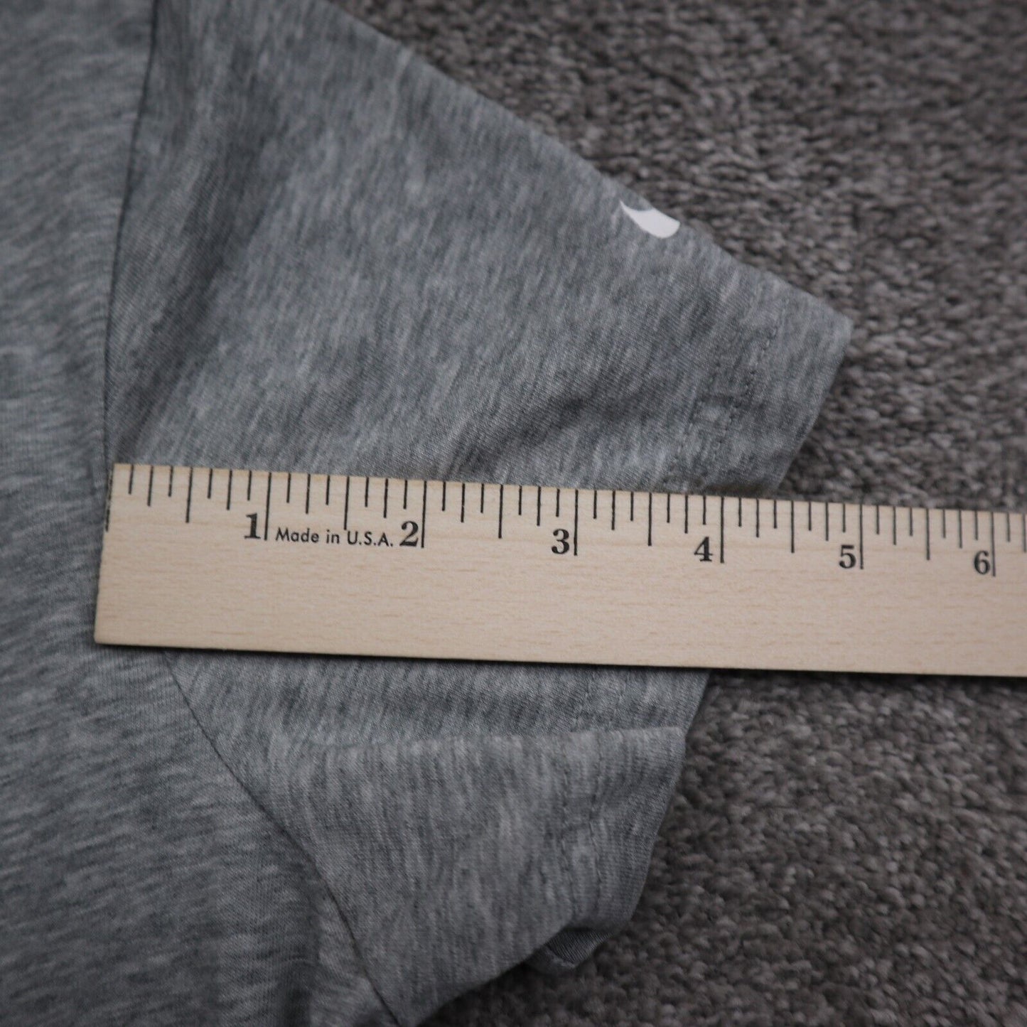 Nike Womens Pollover Casual T-Shirt Short Sleeves Crew Neck Gray Size Medium