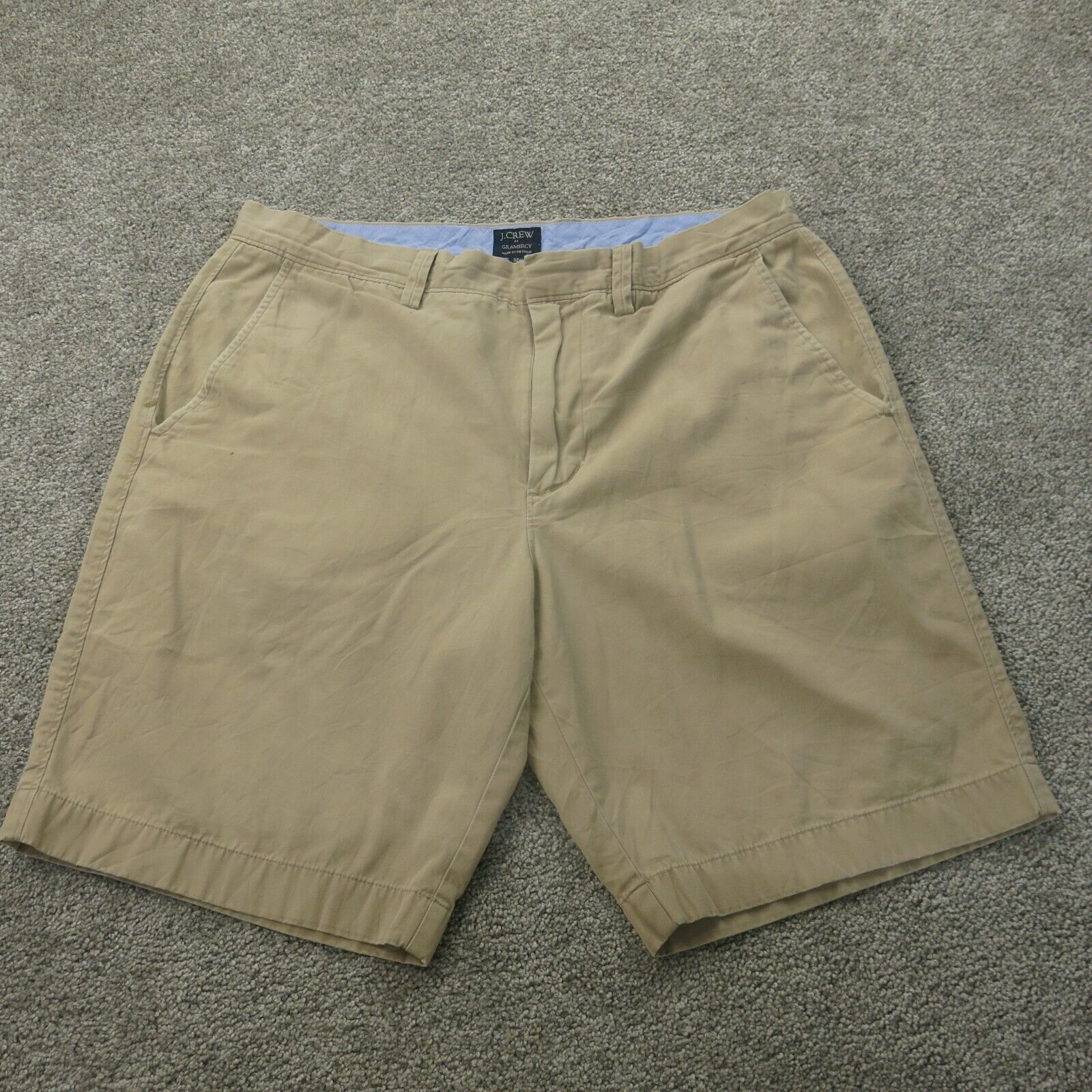 J crew mens khaki shorts online