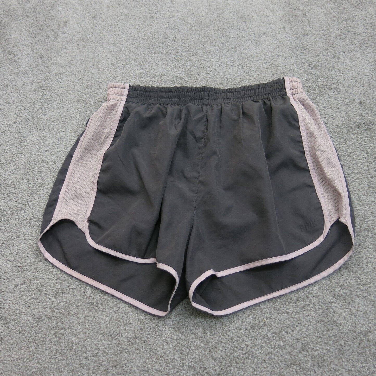 Pink Victorias Secret Women Athletic Shorts Elastic Waist Black Pink Size Medium