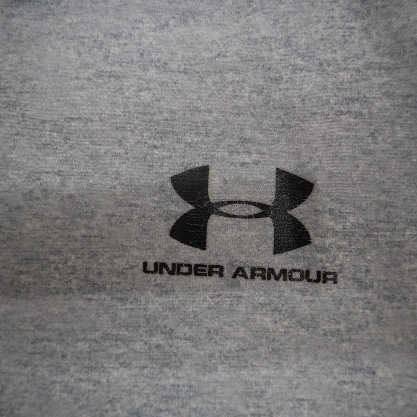 Under Armour Men's Crew Neck Slim Fit T-Shirt Short Sleeves Gray Size Medium
