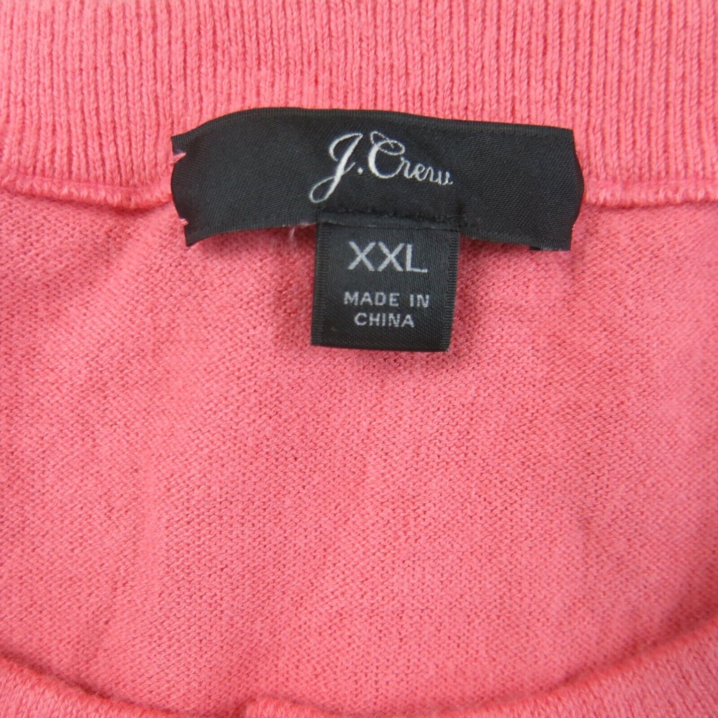 J Crew Cardigan Womens 2XL Pink Knitted Sweater Long Sleeve Crew Neck Casual