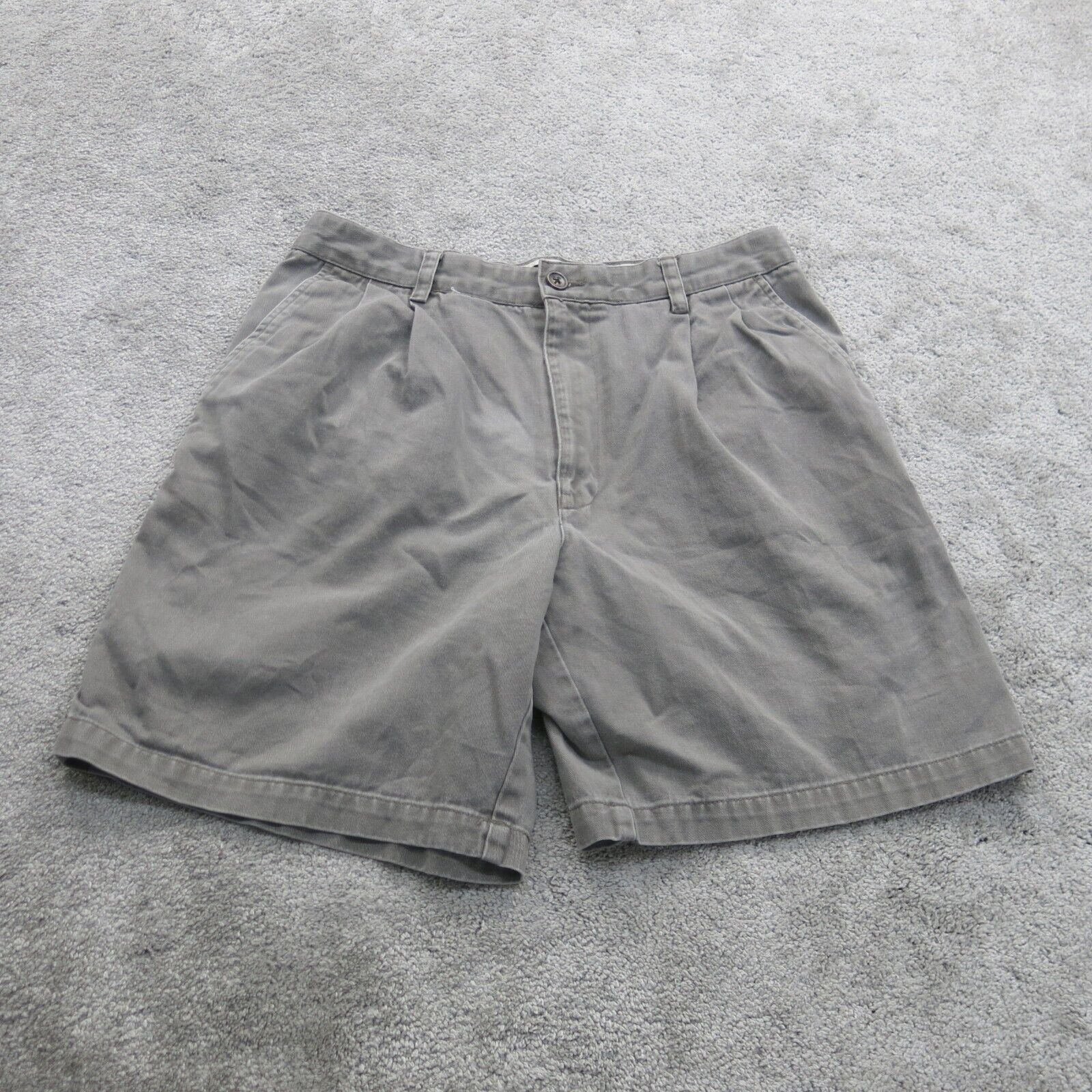 Banana Republic Mens Chino Shorts Classic Mid Rise 100% Cotton