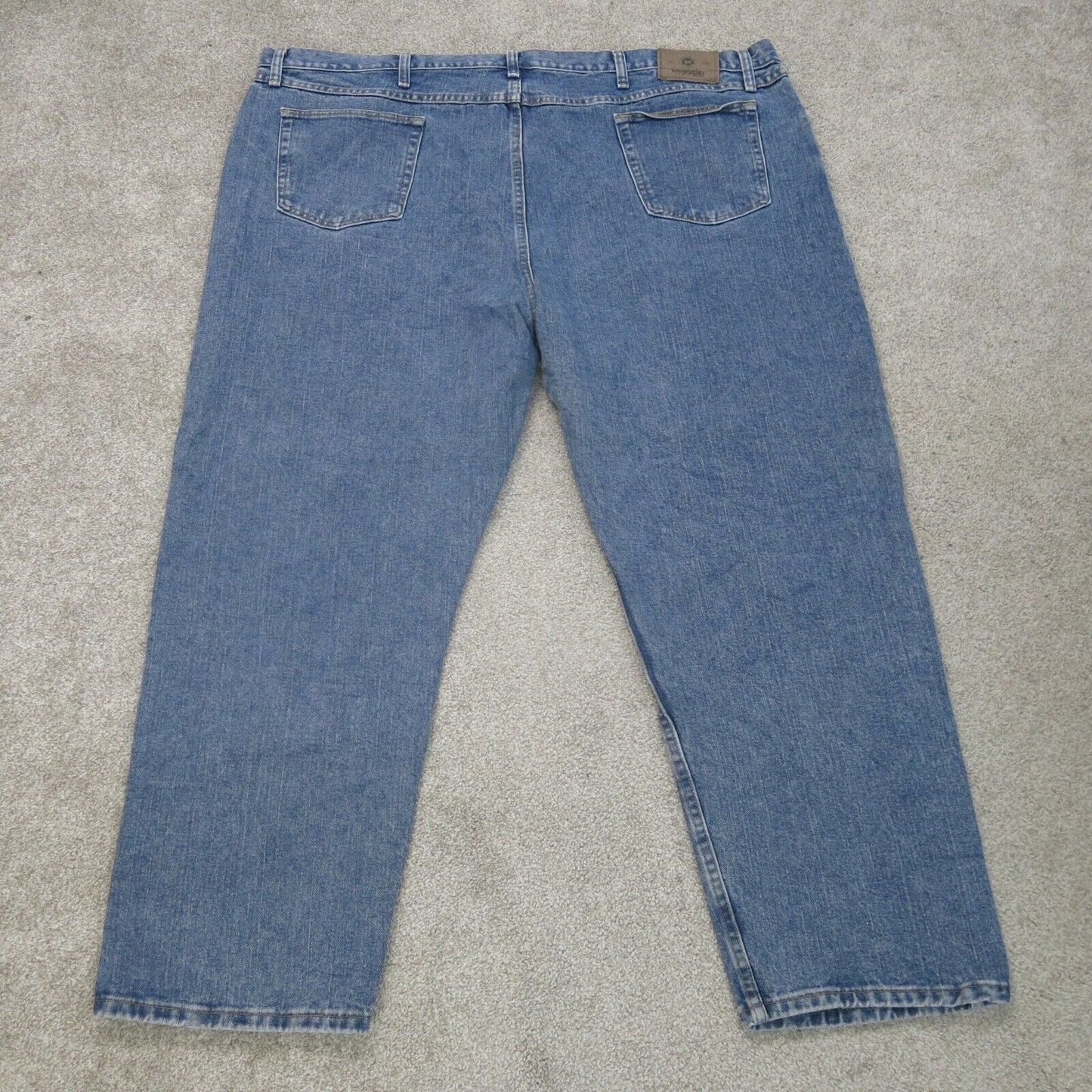 Wrangler Jeans Mens W50XL30 Blue 97601VR Denim Stretch Wide Leg 100% Cotton