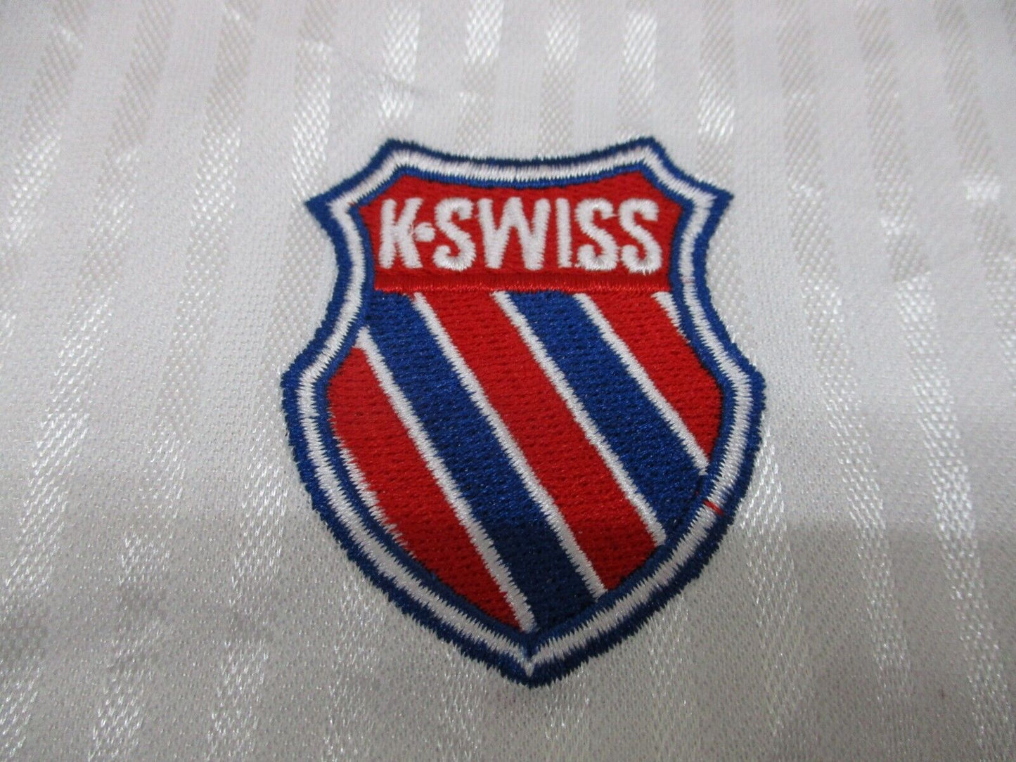 Forever 21 Men's K.Swiss Athletics Sports Shirt Long Sleeves Cream Size Large