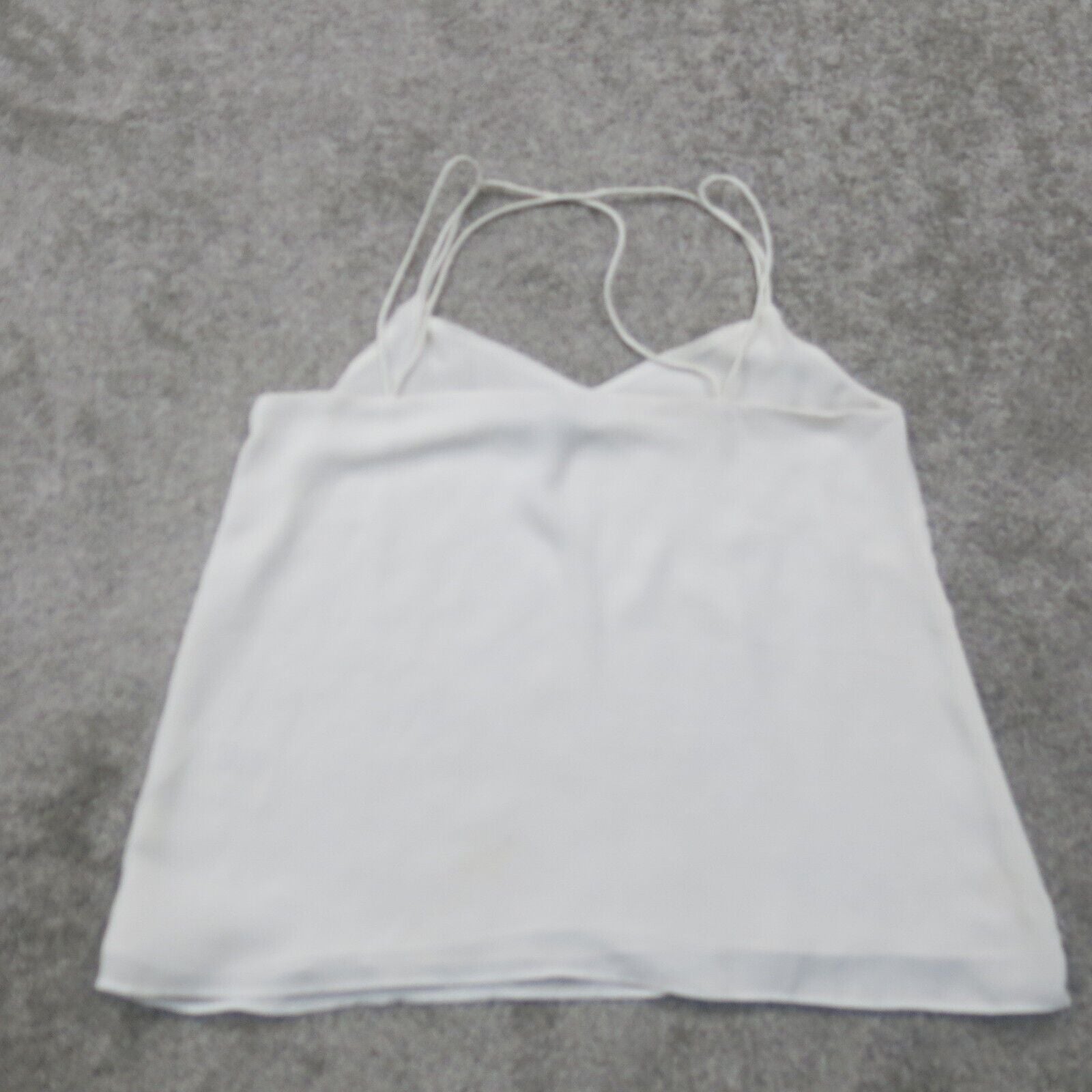 Ladies - White V-Neck Crop Top - Size: XL - H&M