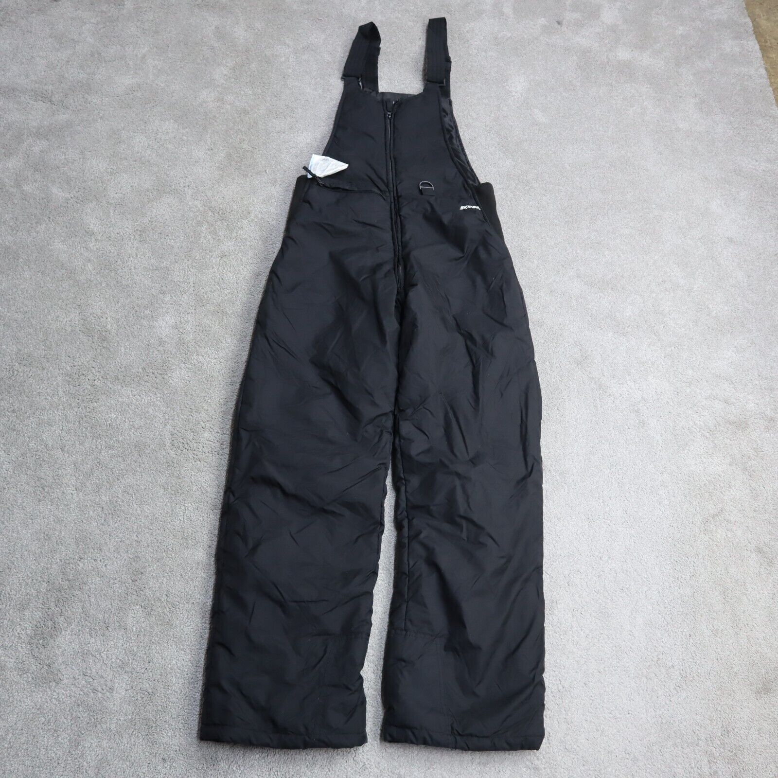 Ski Gear Mens Puffer Overalls Jumpsuit Logo Black Size Medium – Goodfair