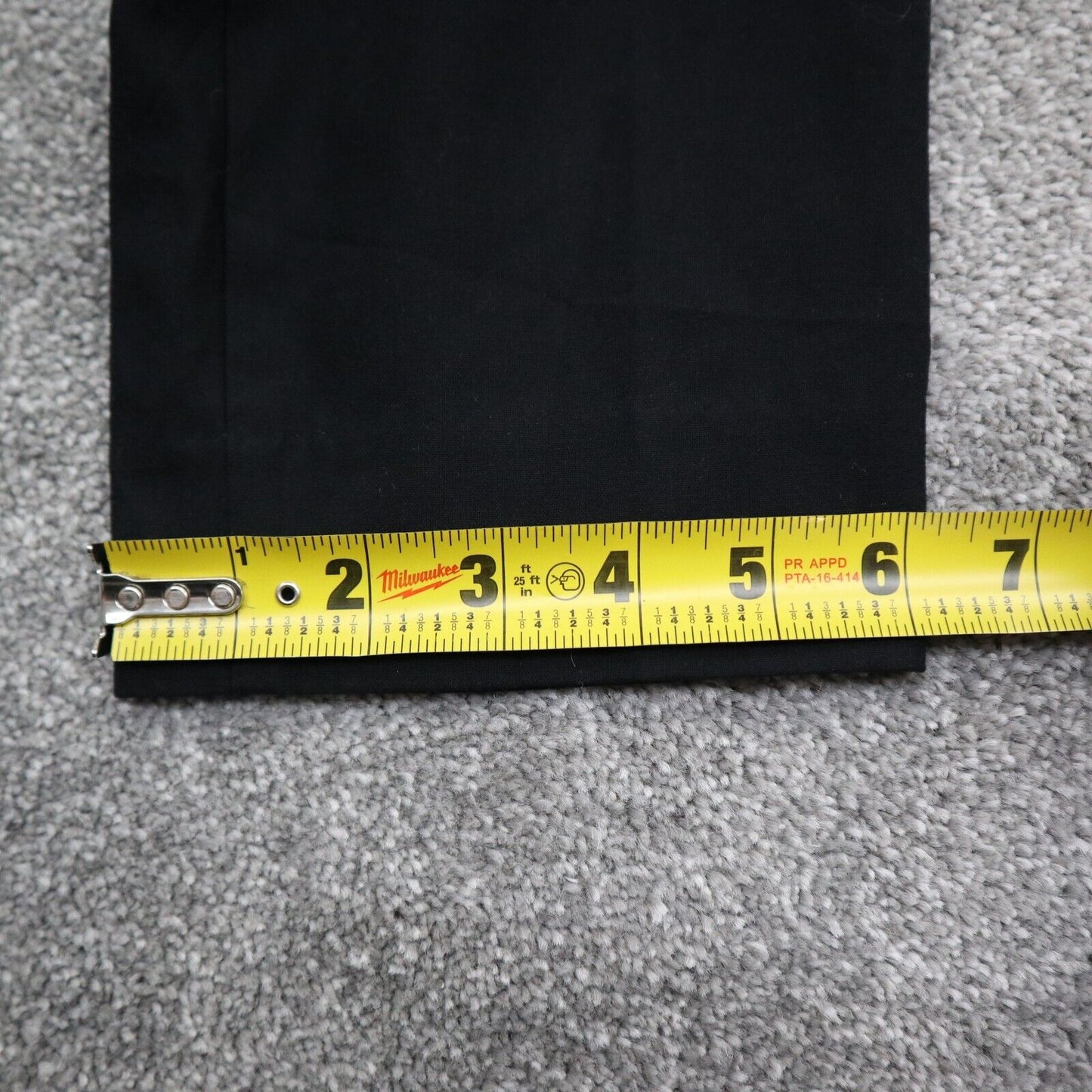 Zara Women Casual Chino Pant Mid Rise Flat Front Pockets Black Size US 4