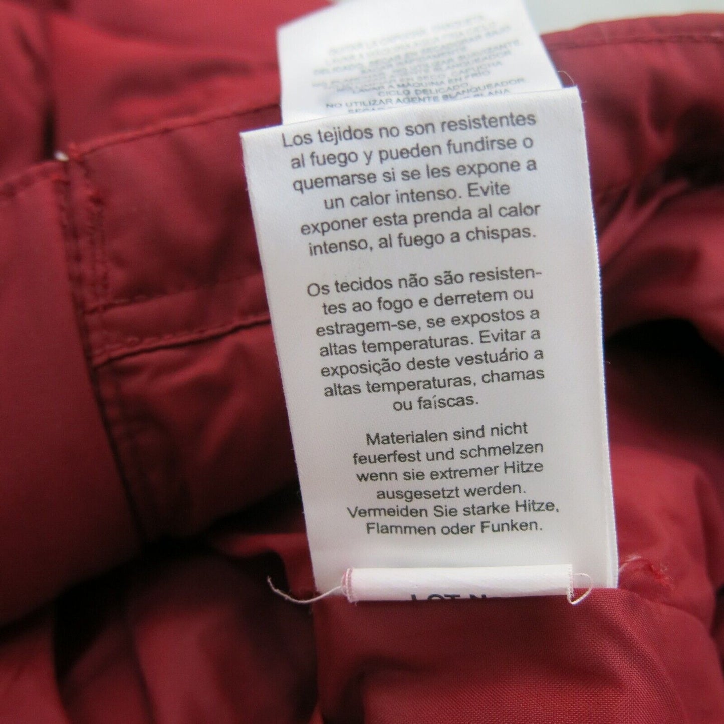 Columbia Womens Full Zip Up Puffer Hoodie Jacket Long Sleeve Maroon Size Small