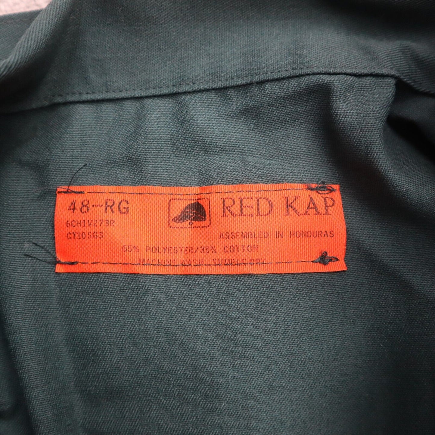 Red Kap Mens Insulated Coverall Jumpsuit Long Sleeve Teal Green Size 48 Regular