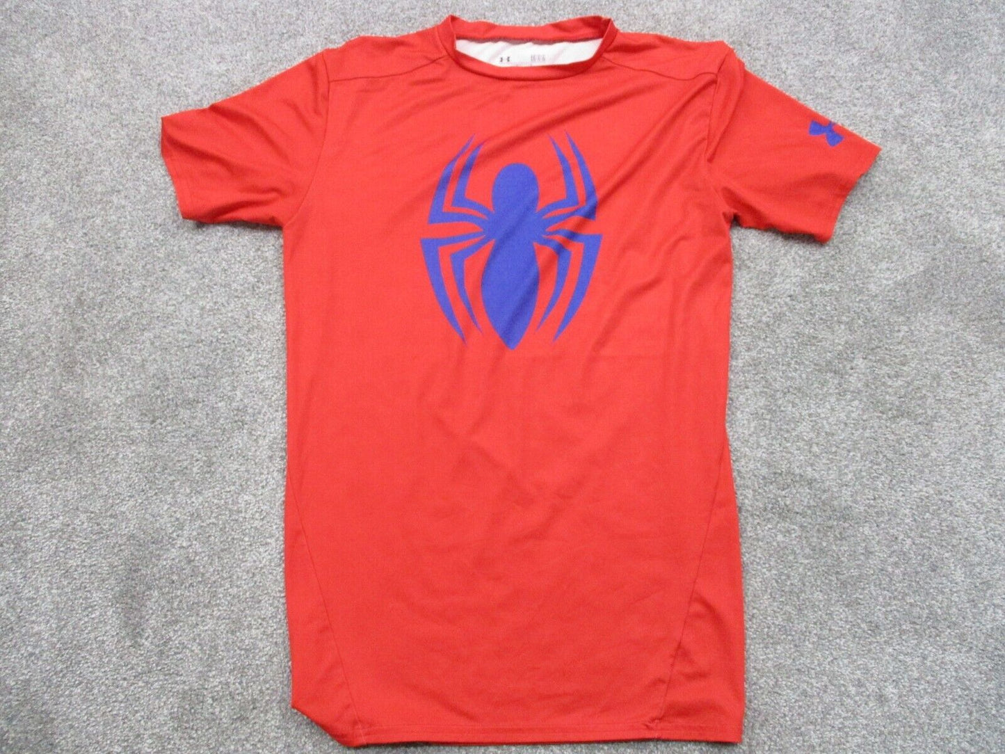 Marvel T Shirt Mens Size Large Red Solid Short Sleeve Spider-Men Graphic Tee