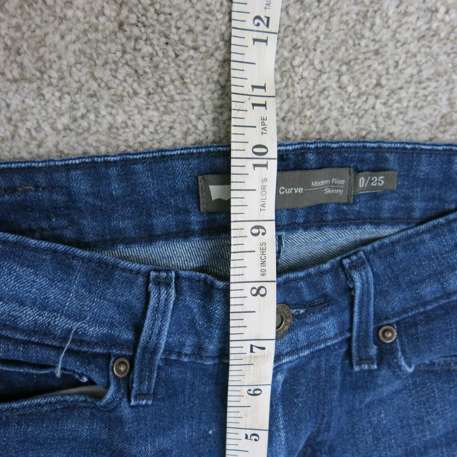 Levi's modern rise discount skinny demi curve