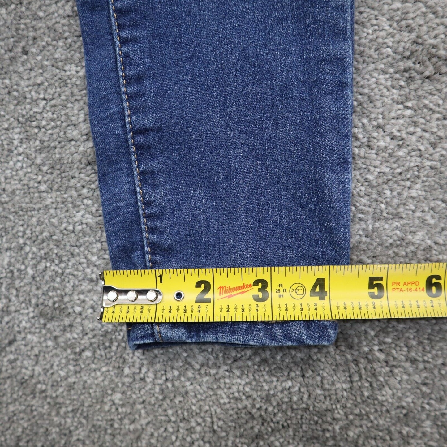 Levi Strauss Womens Stretch 720 Super Skinny Denim Jeans Mid Rise Blue Size 26