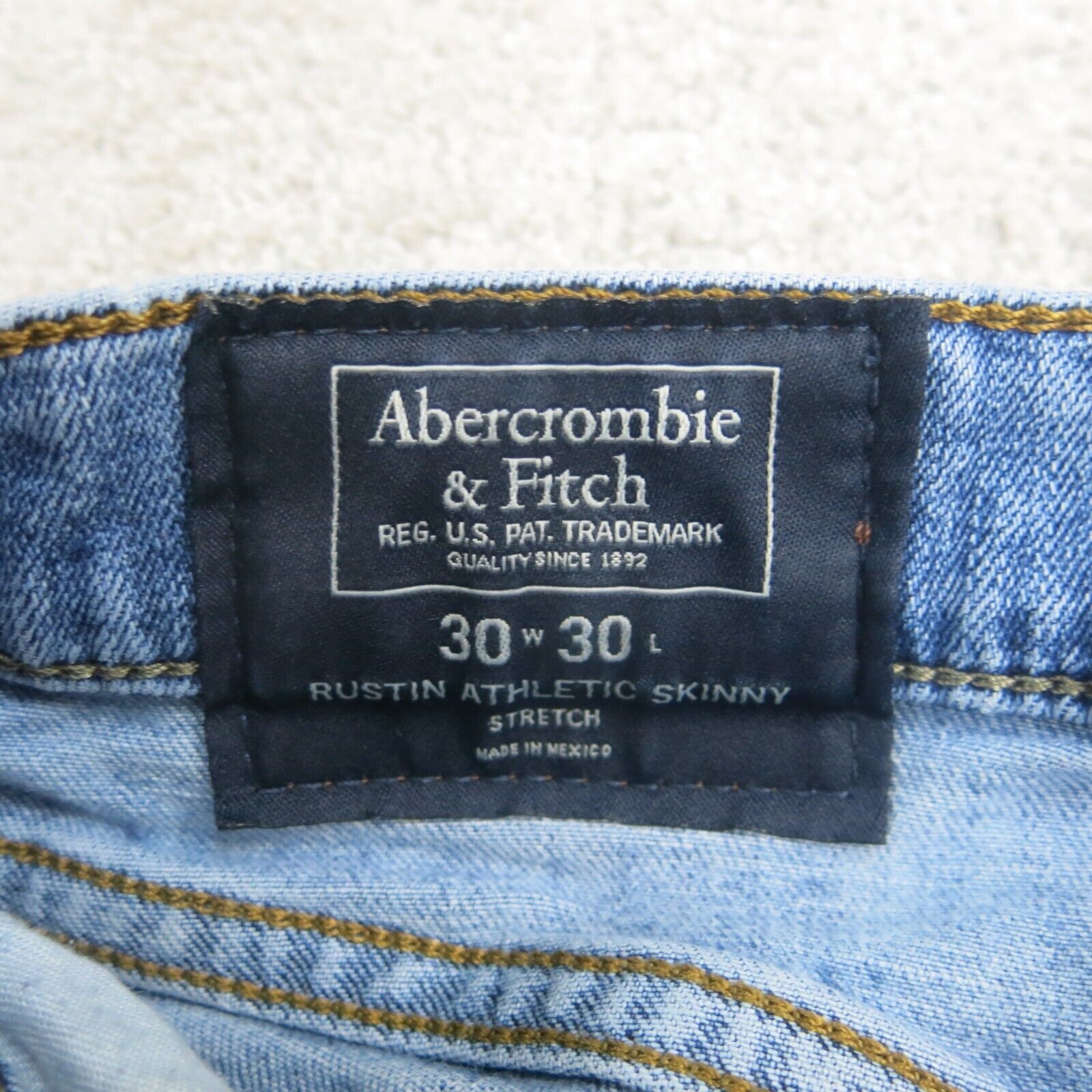 Abercrombie and fitch rustin shops athletic slim stretch