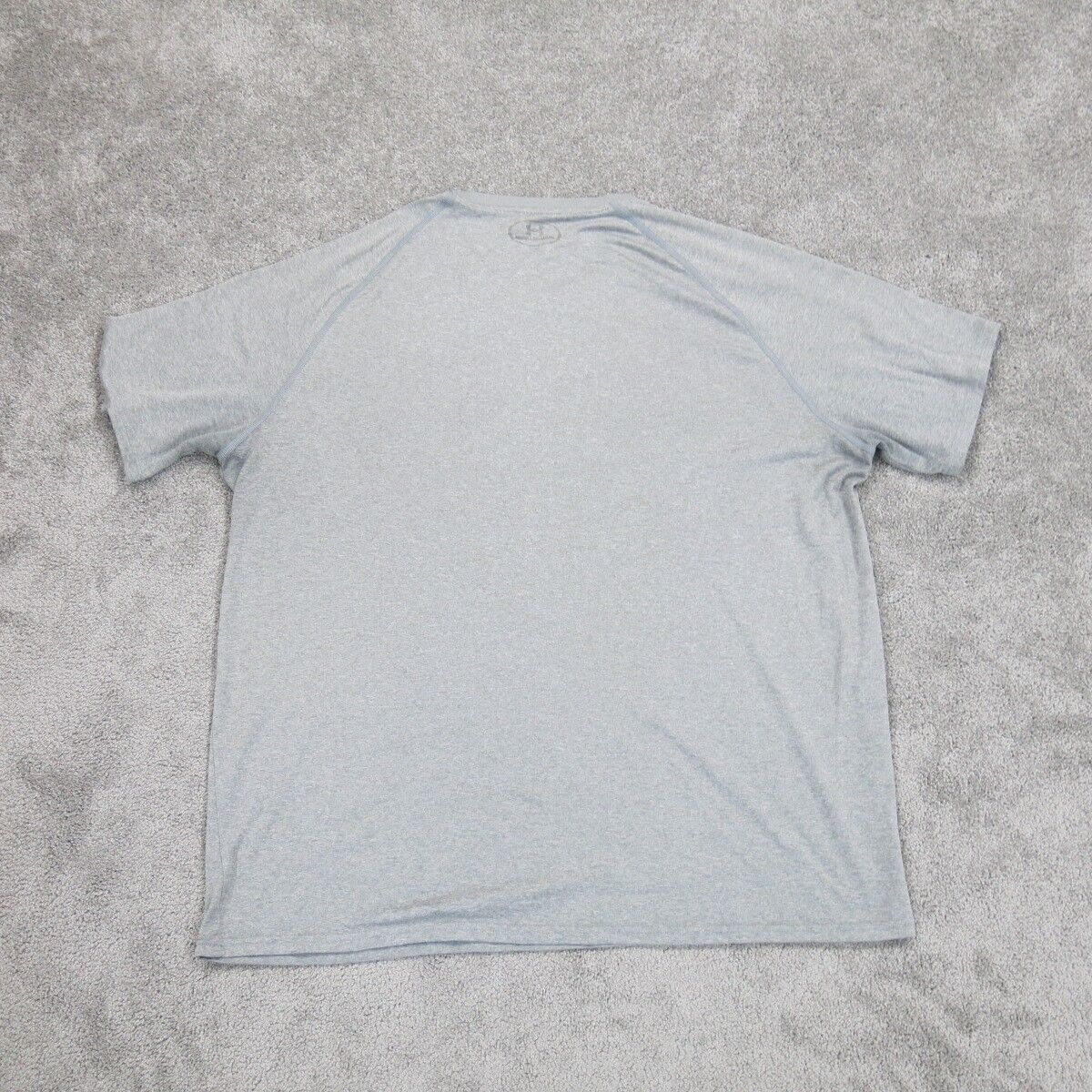 Under Armour Mens Crew Neck T Shirt Short Sleeves Loose Heatgear Gray Size 2XL