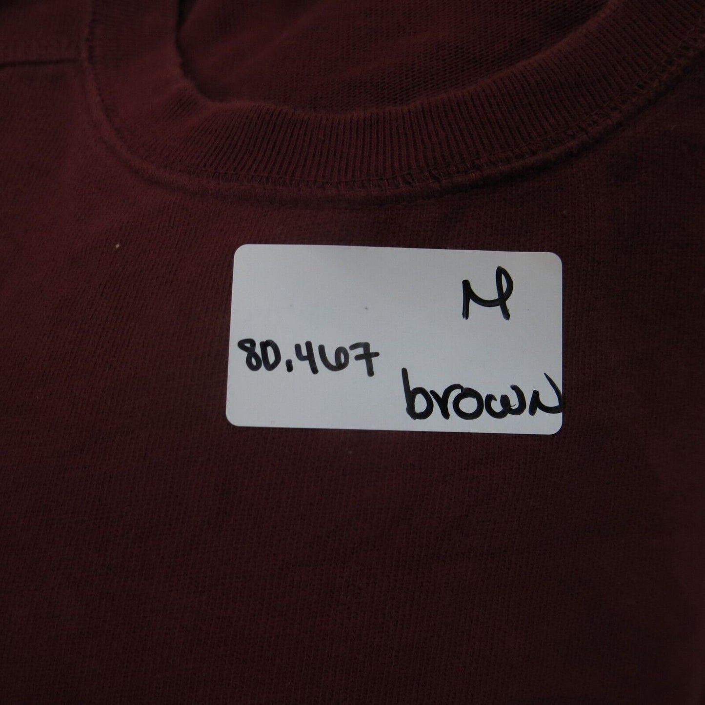 Eddie Bauer Shirt Mens X Large Brown Crew Neck 100% Cotton Lightweight Outdoors
