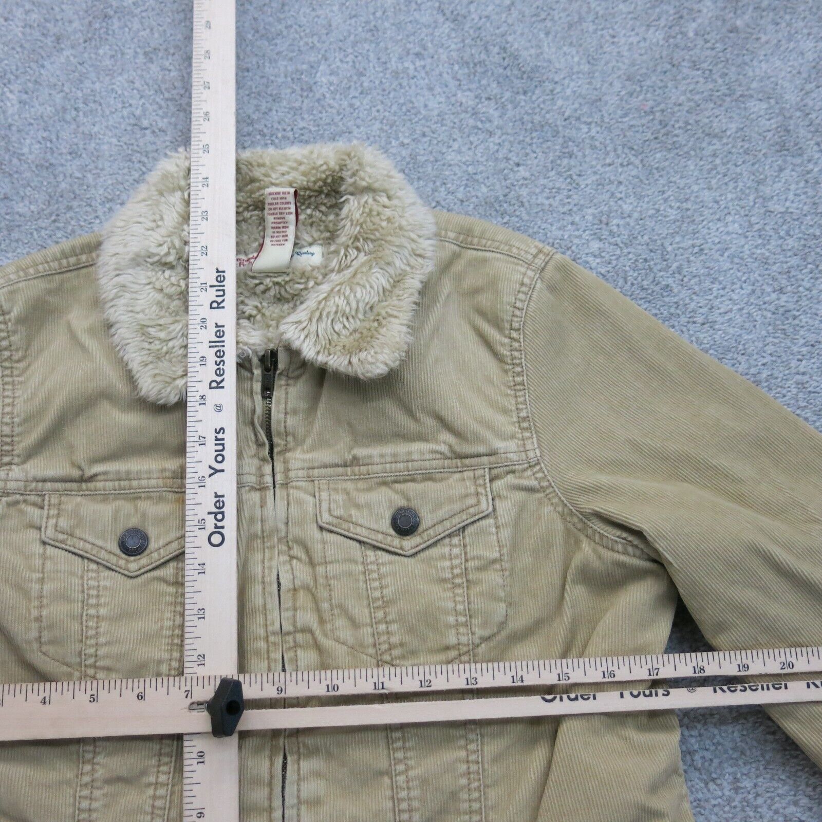 Abercrombie sherpa lined denim on sale jacket