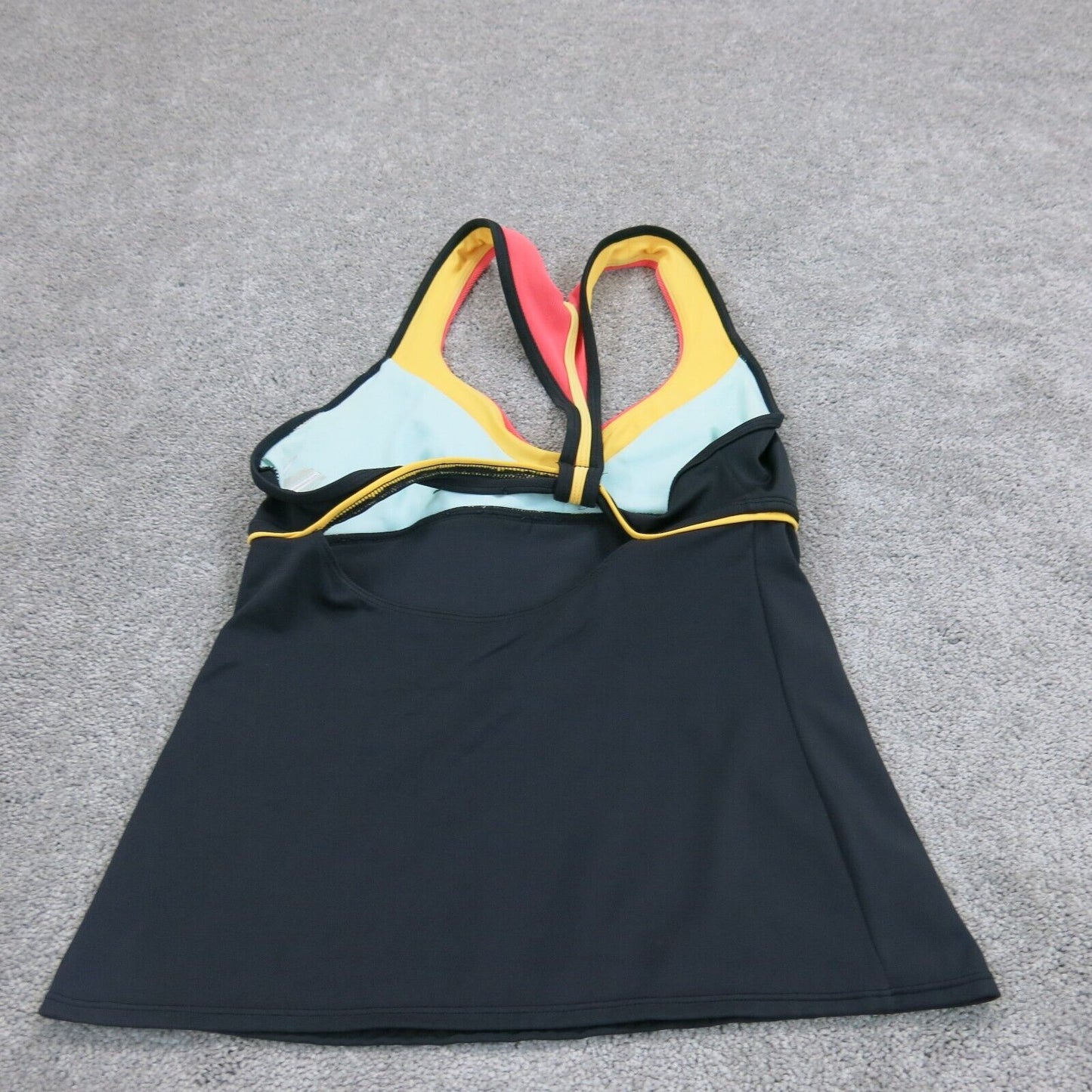 Nike Womens Activewear Racerback Tank Tops Sleeveless Black Size 6 Petites