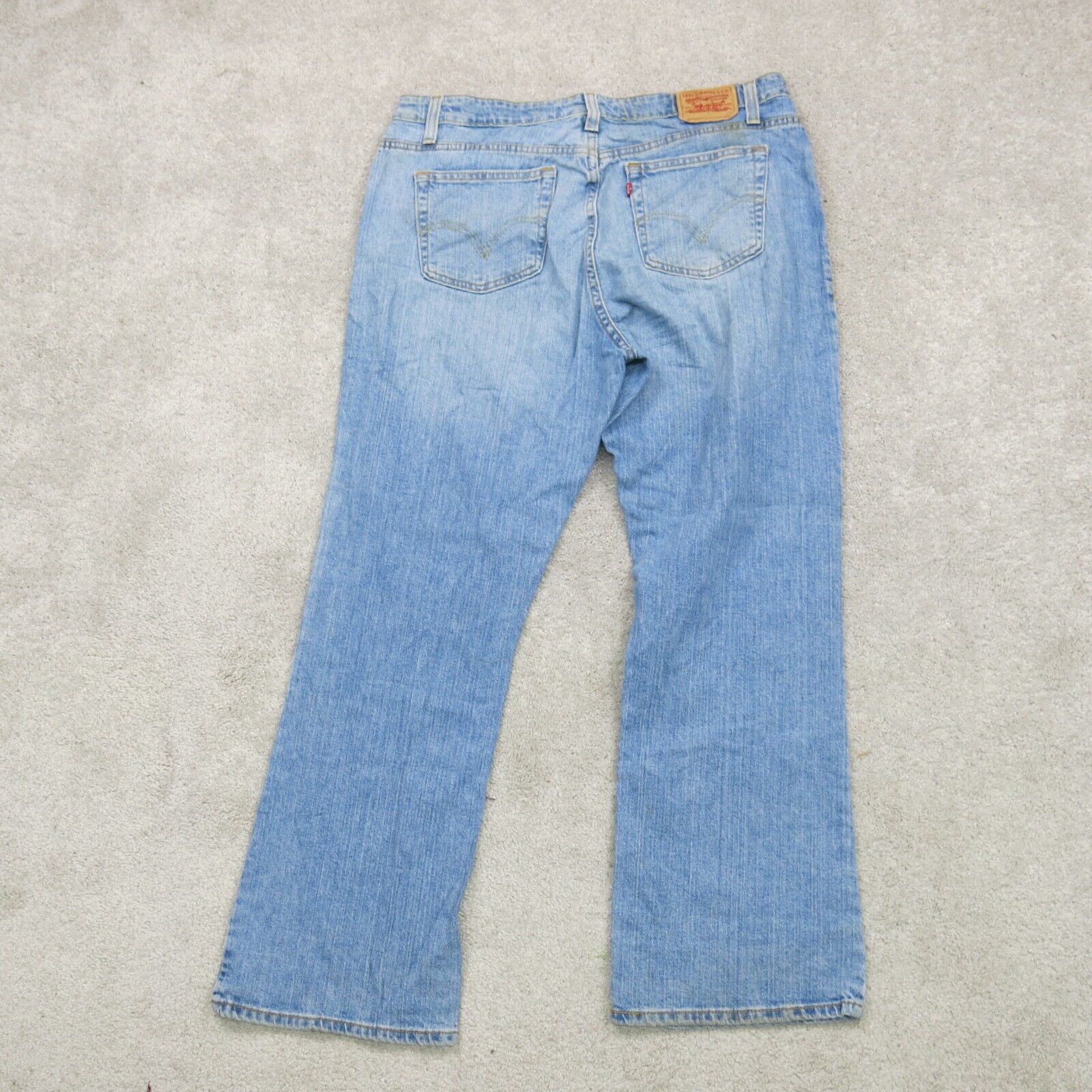 Levis 515 Mens Jeans Bootcut Denim Mid Rise Five Pockets Blue Size