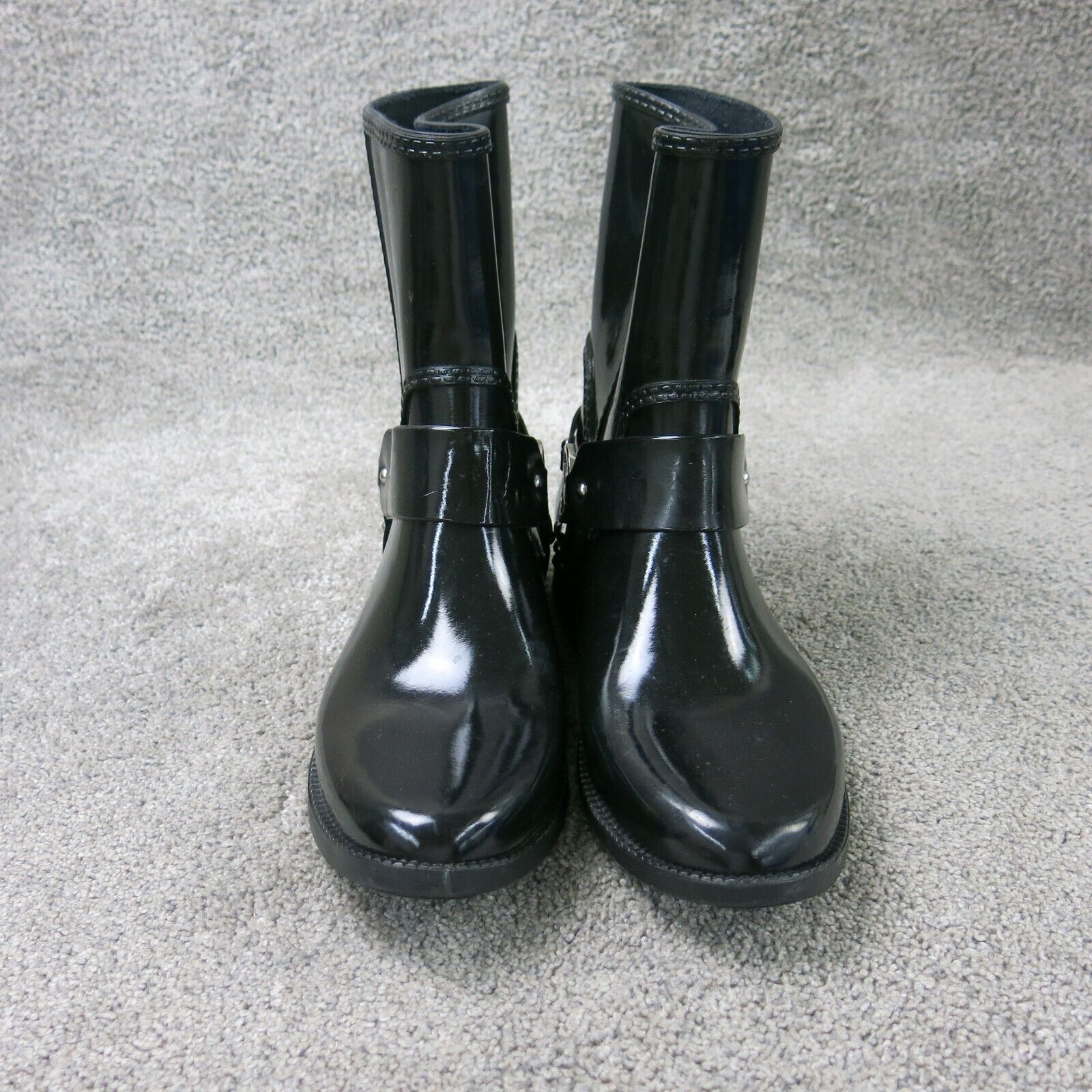 Michael kors short black rain clearance boots