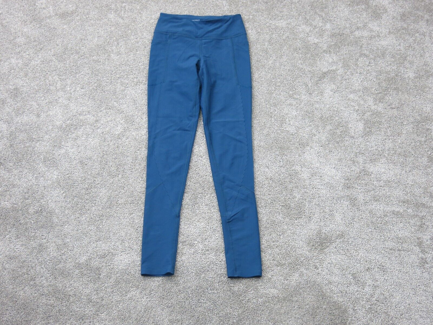Victoria Sport Womens Knockout Tights Pants Stretchable High Waist Blue Size XS