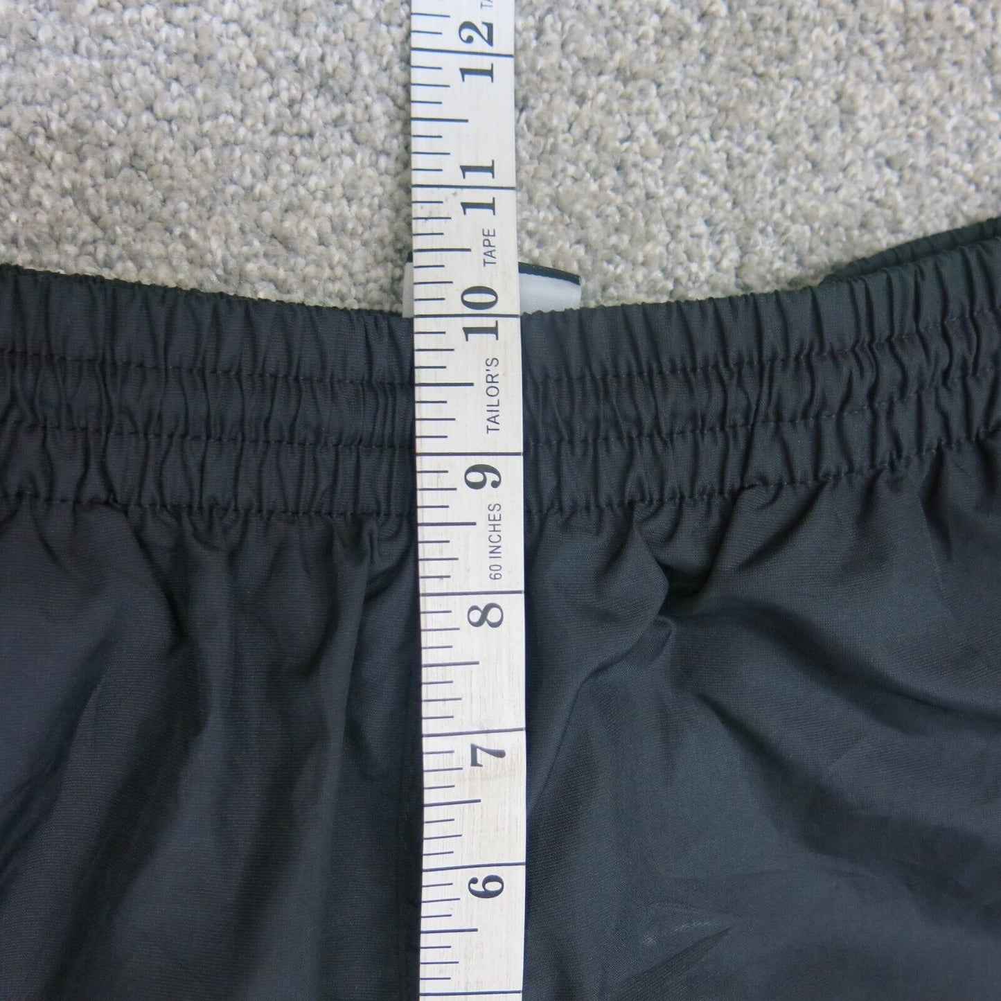 Nike Men Trouser Pant Elastic Waist White Stripe Running/Jogging Black Size S