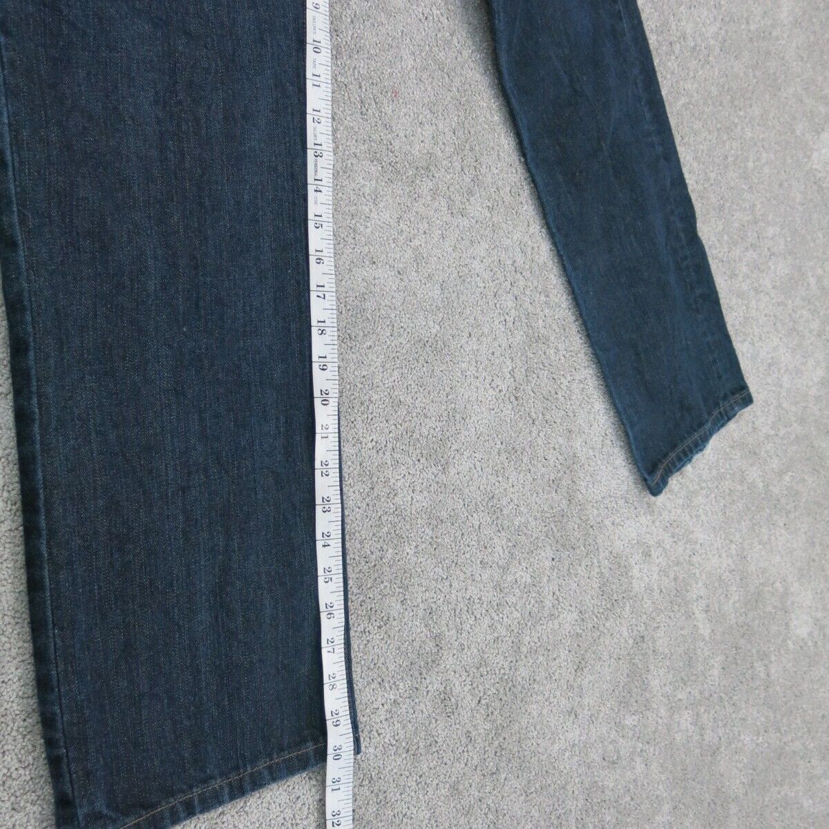 Levis 514 Men Straight Leg Jeans Denim Stretch Mid Rise Pocket Blue Size W34XL30