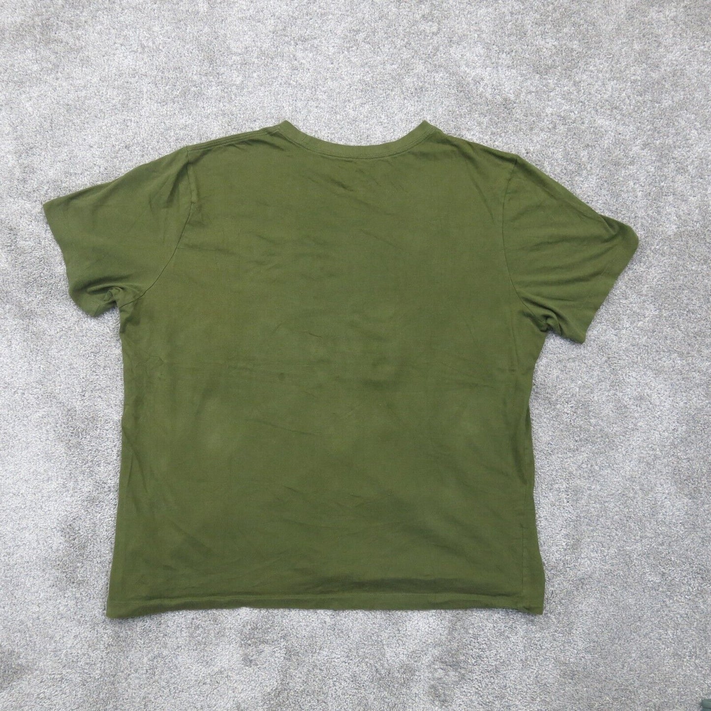 Nike Mens Pullover T-Shirt Casual Short Sleeves Crew Neck Green Size XL