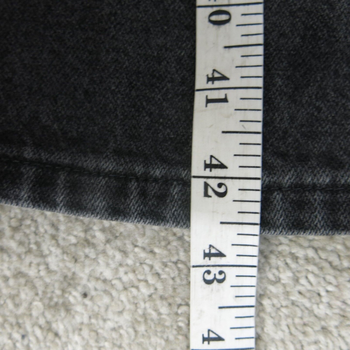 Wrangler Jeans Mens W36XL34 Black 13MWZWK Denim Stretch Straight Leg Workwear