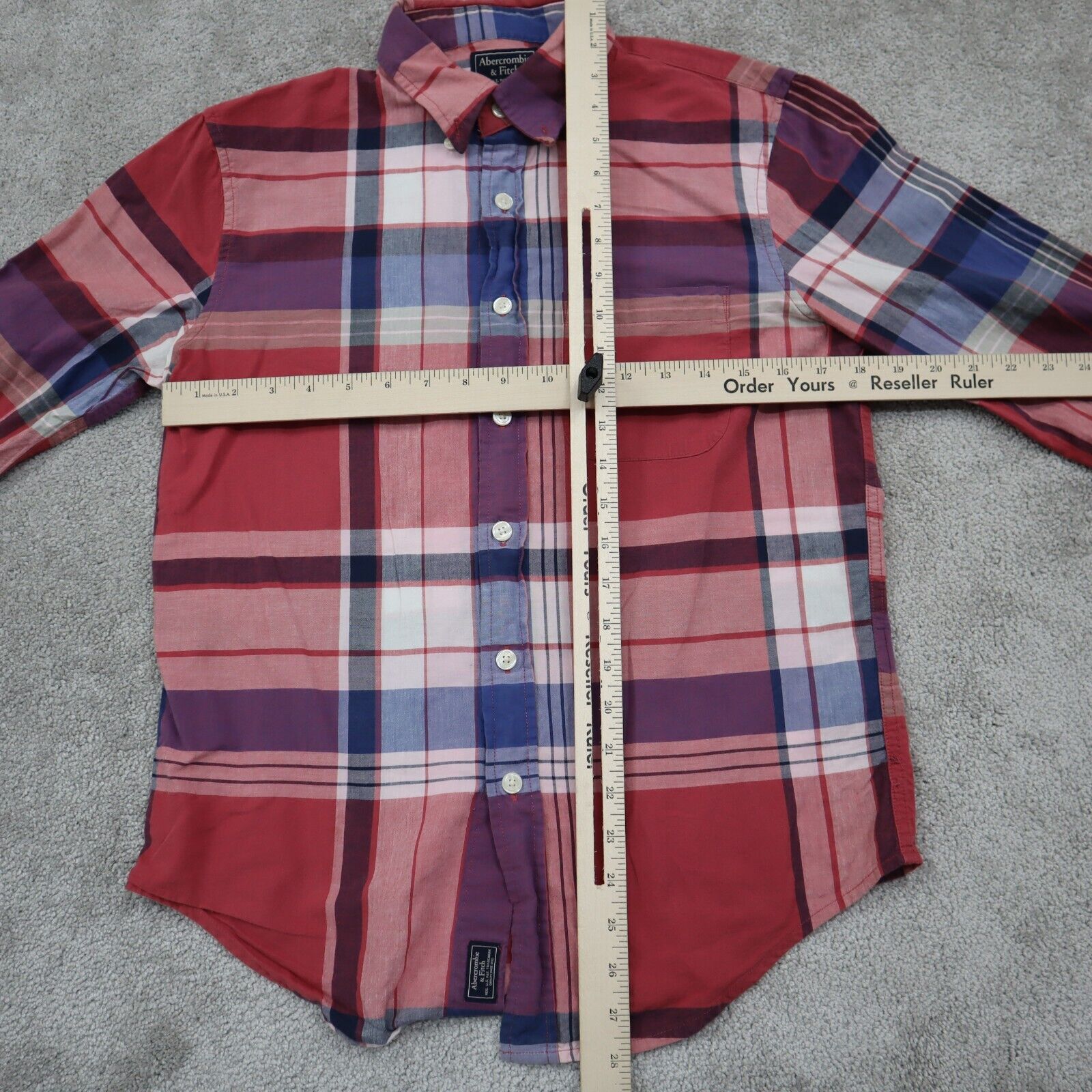 abercrombie and fitch check shirts