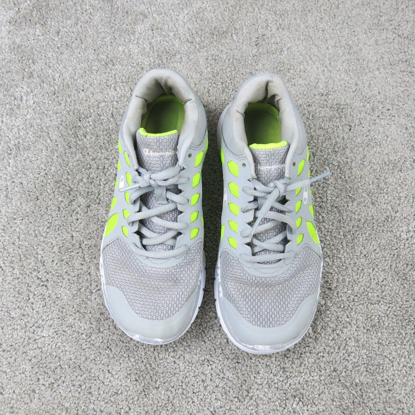 Champion Womens Running Shoes Green/Gray Athletic Training Low Top Size US 7