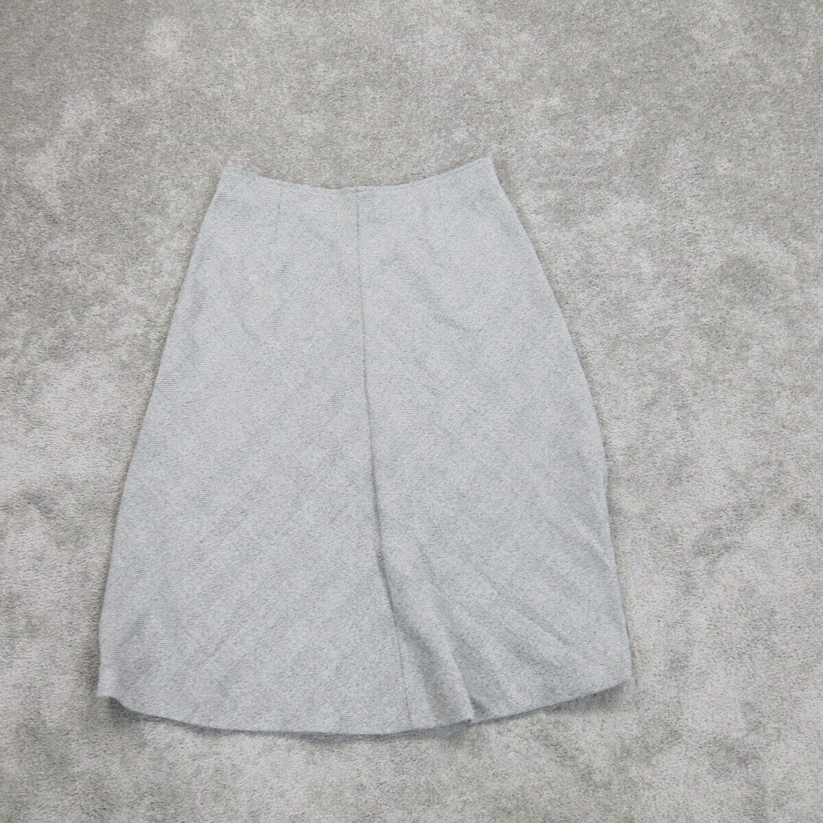 H&M Womens Straight & Pencil Midi Skirt Flat Front Pull On Black White SZ US 10