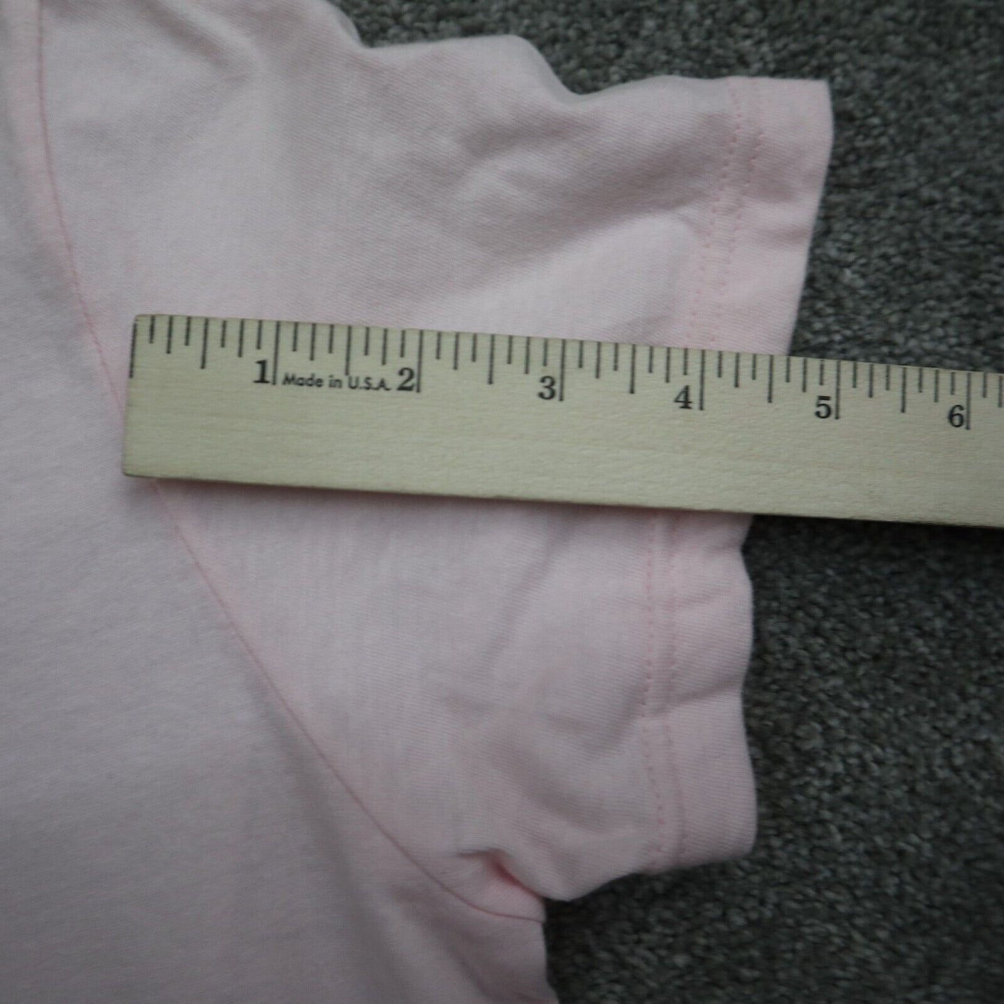 Wrangler Womens Casual T Shirt Top 100% Cotton Short Sleeve Crew Neck Pink Sz XL